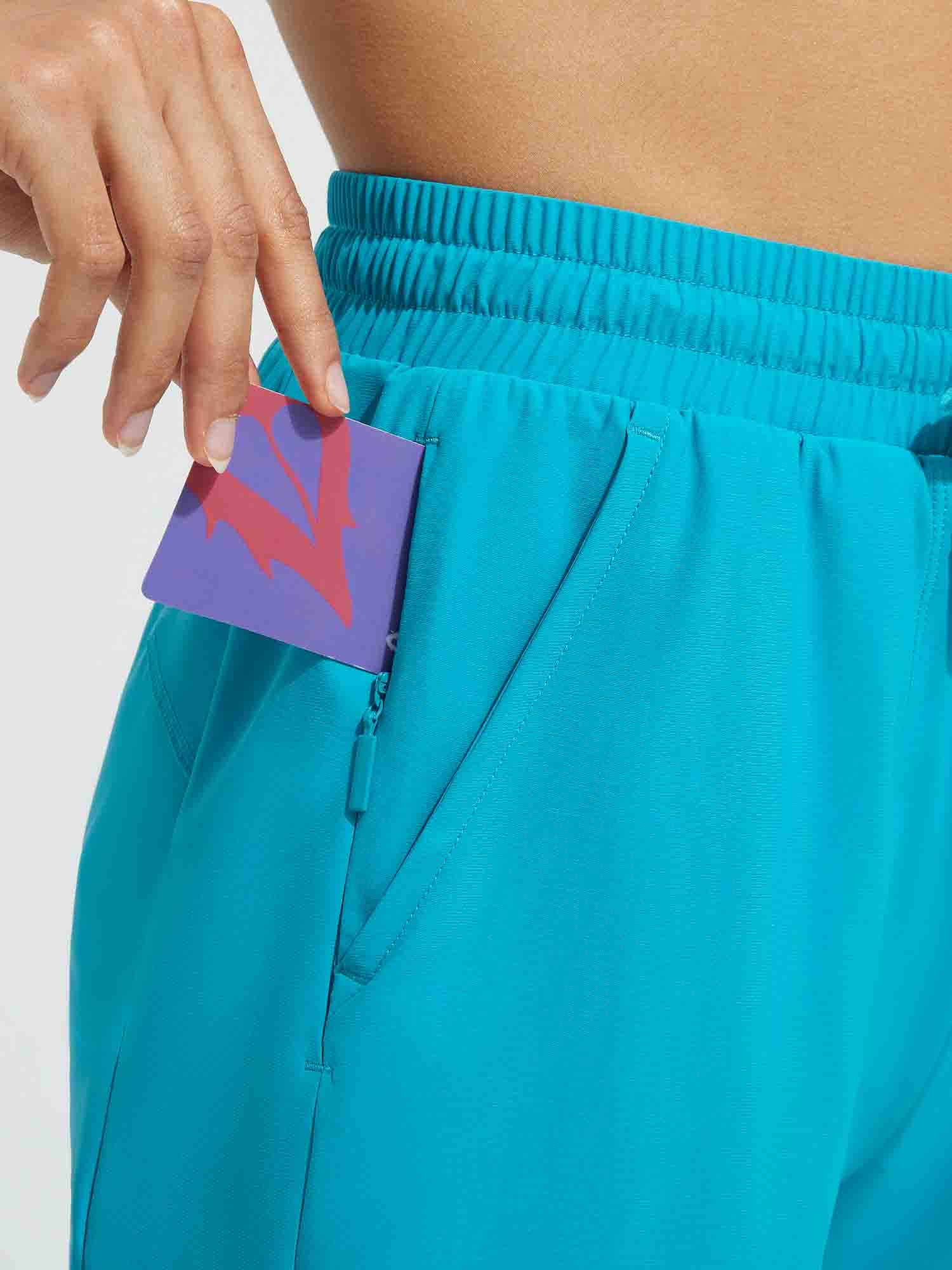 Women's 15" UPF 50+ Quick-Dry Swim Capris - Image 10