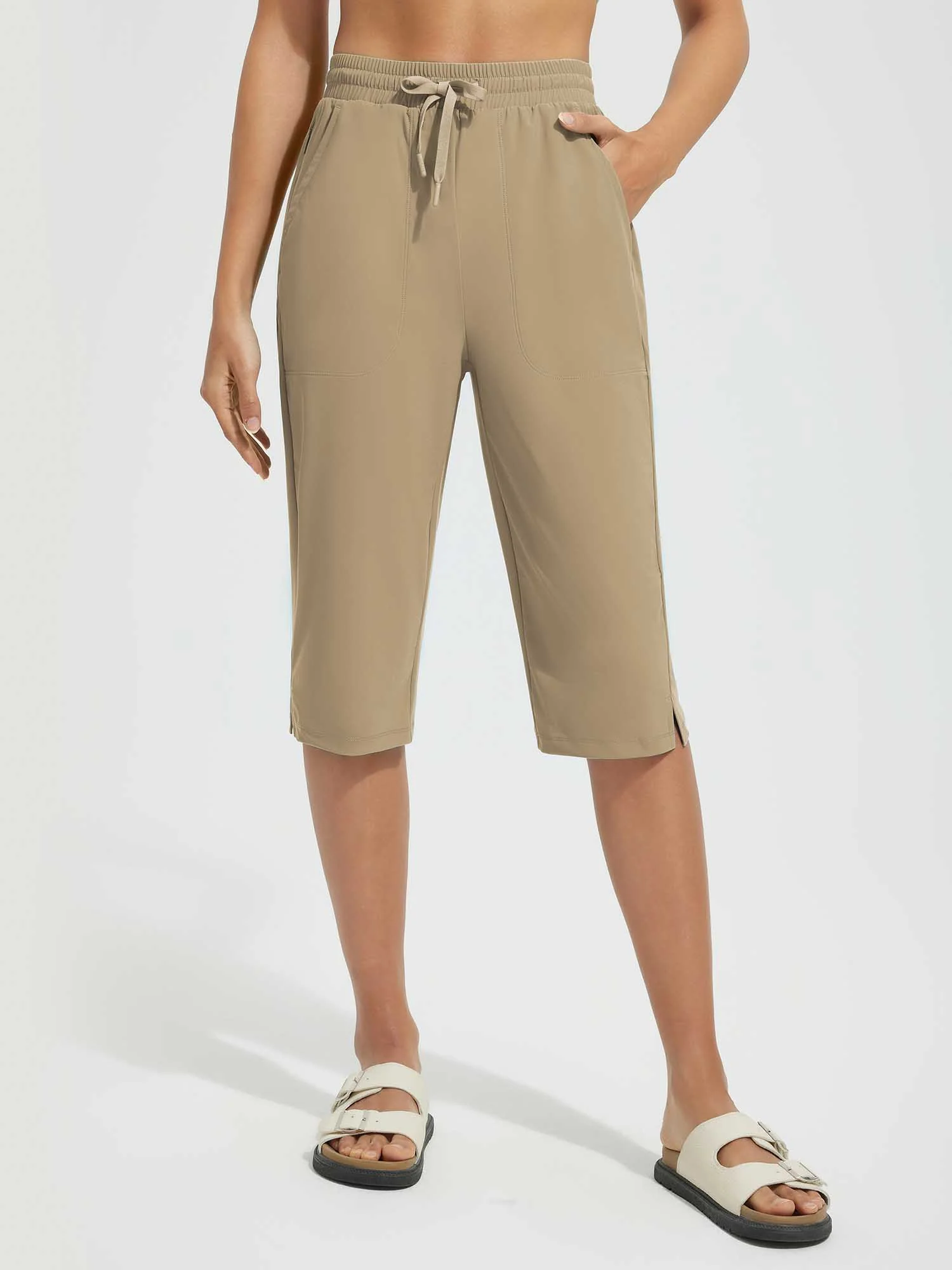 Women's 15" UPF 50+ Quick-Dry Swim Capris - Image 14
