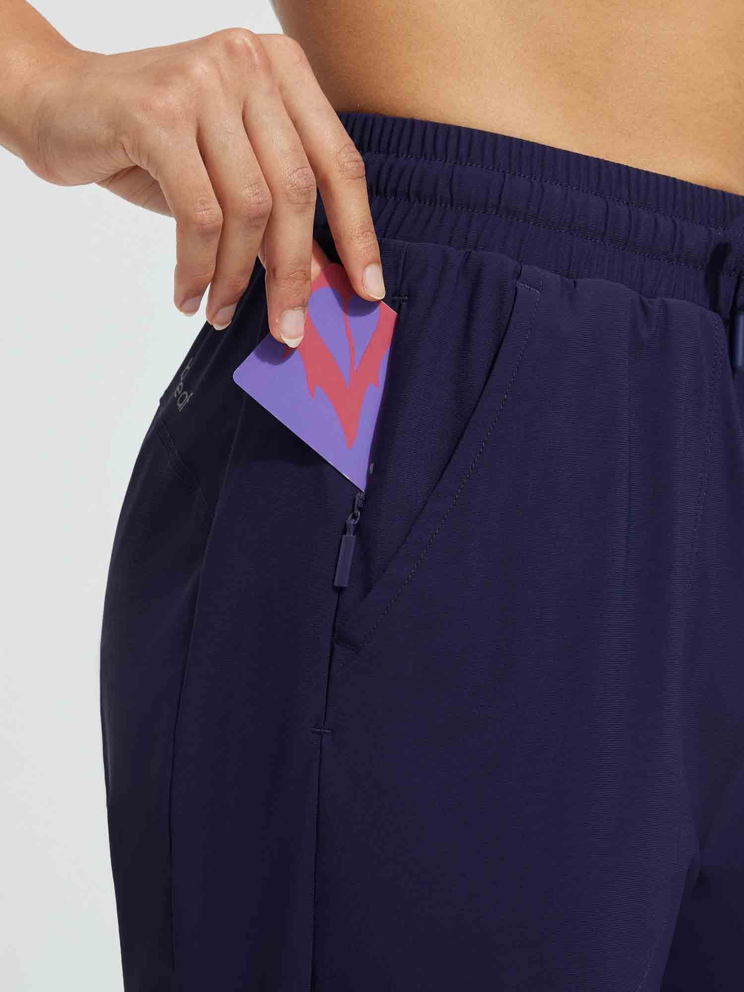 Women's 15" UPF 50+ Quick-Dry Swim Capris - Image 22