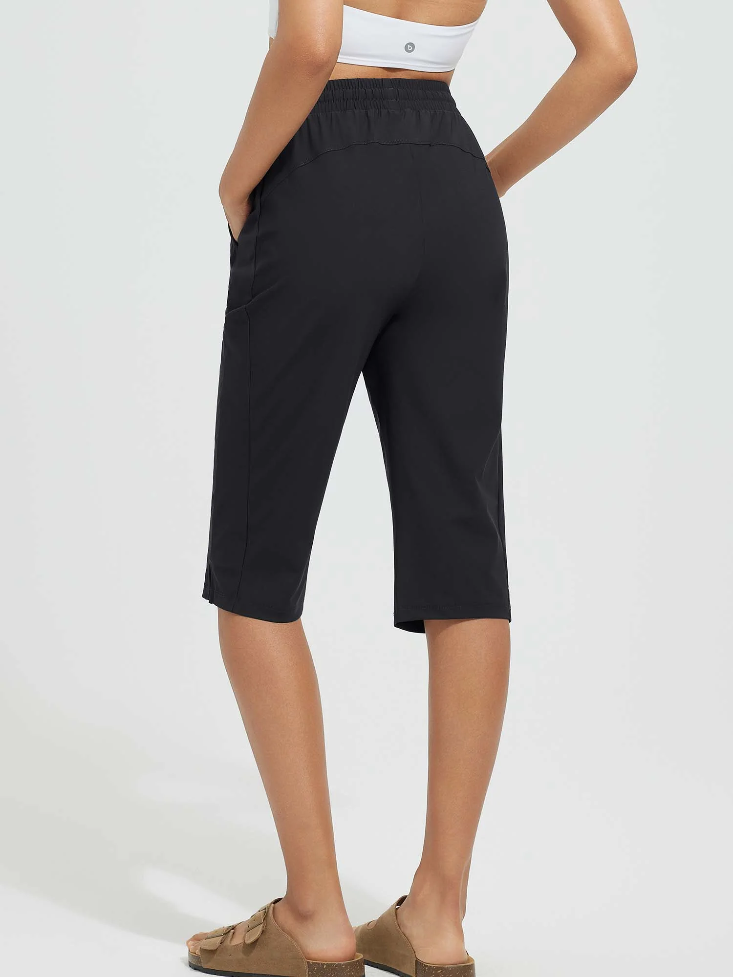 Women's 15" UPF 50+ Quick-Dry Swim Capris - Image 6