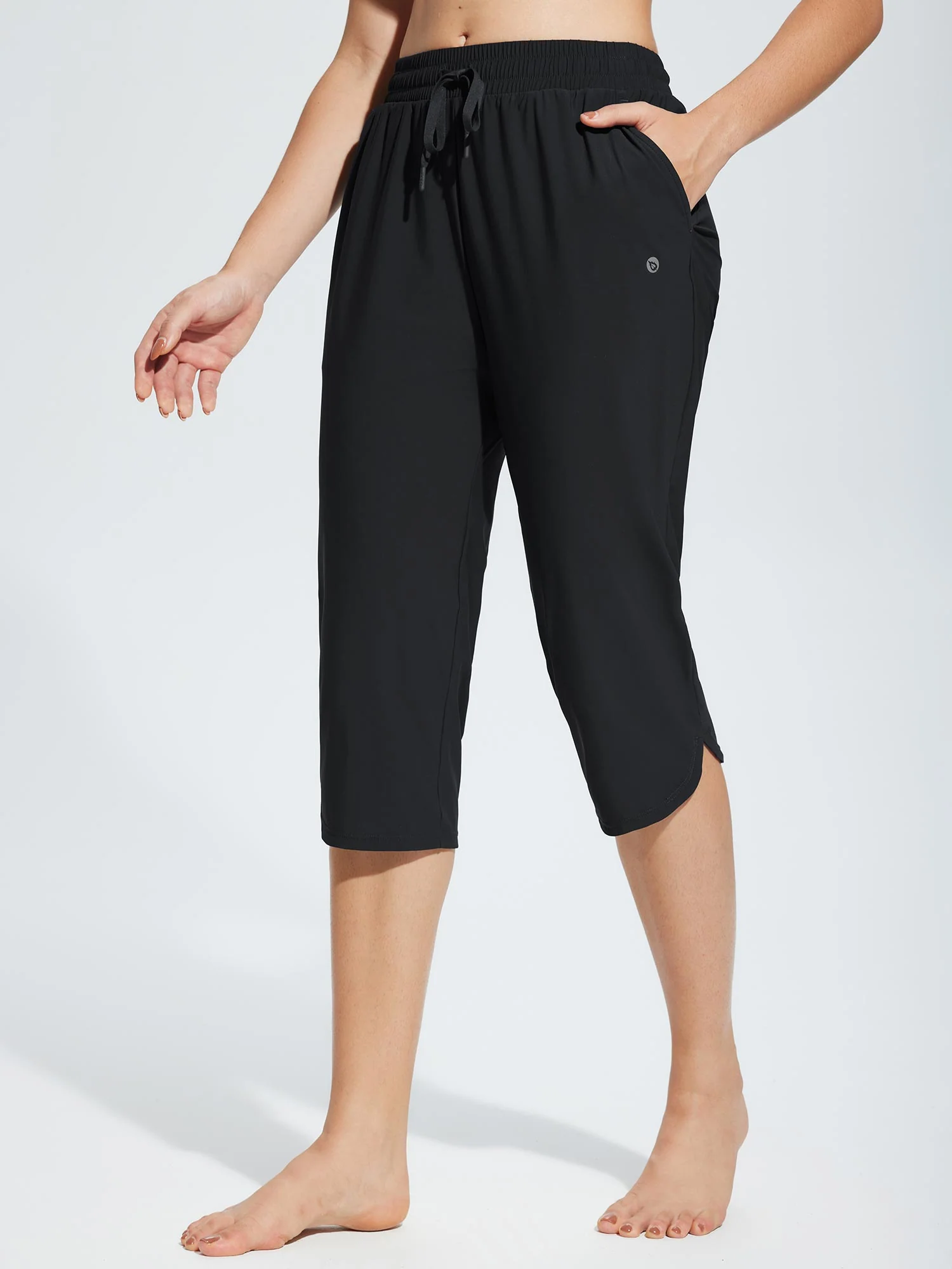Women's 18" UPF 50+ Quick-Dry Swim Capris - Image 5
