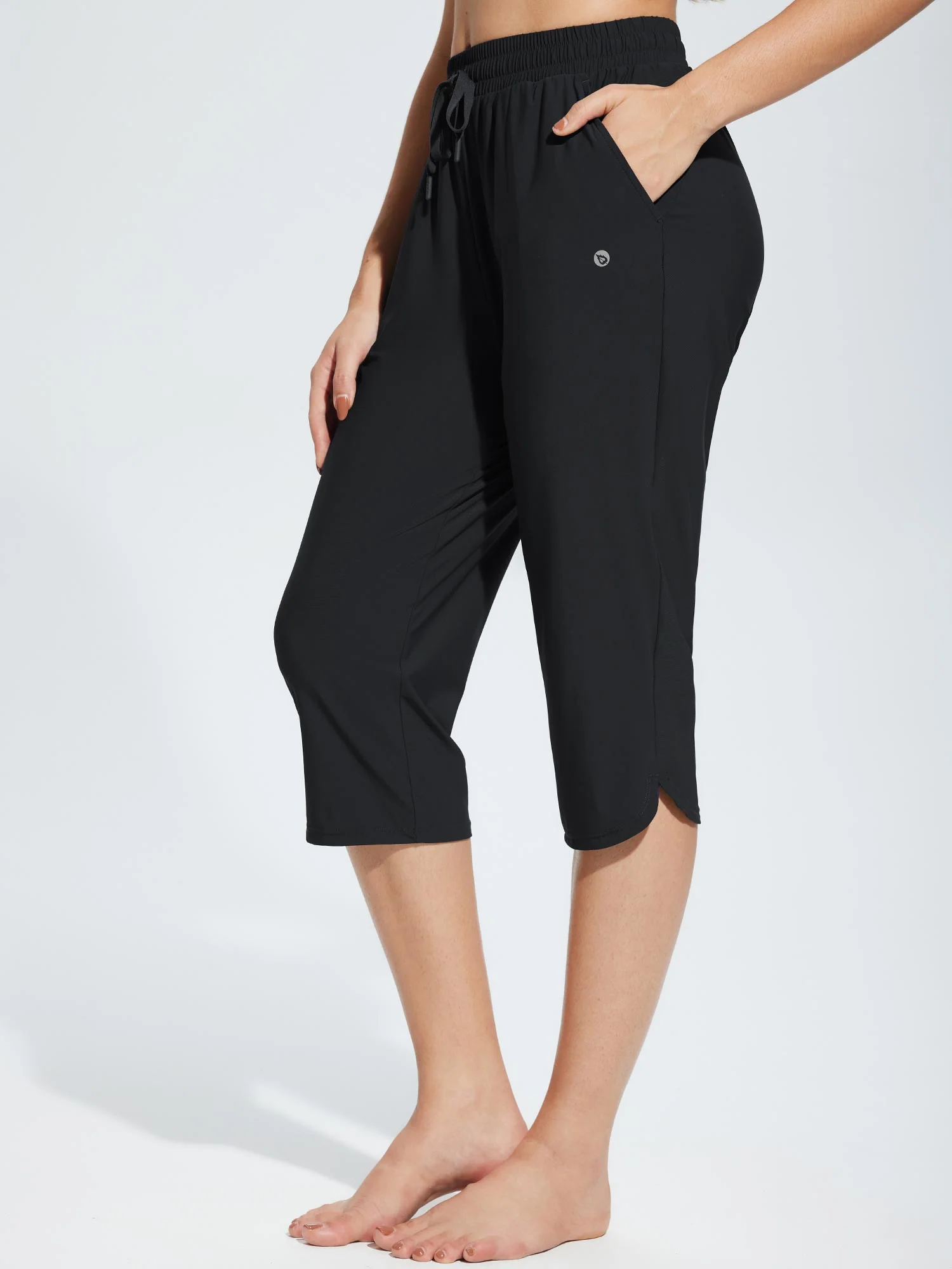 Women's 18" UPF 50+ Quick-Dry Swim Capris - Image 8