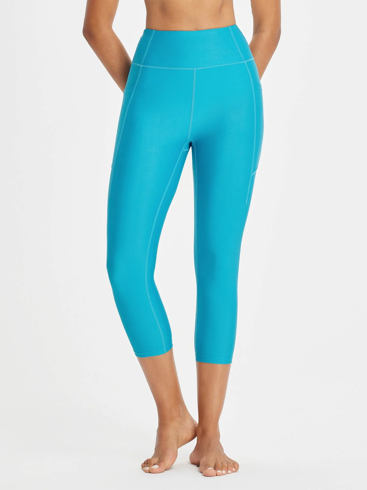 Women's 20" UPF 50+ Quick-Dry Swim Capris - Image 9