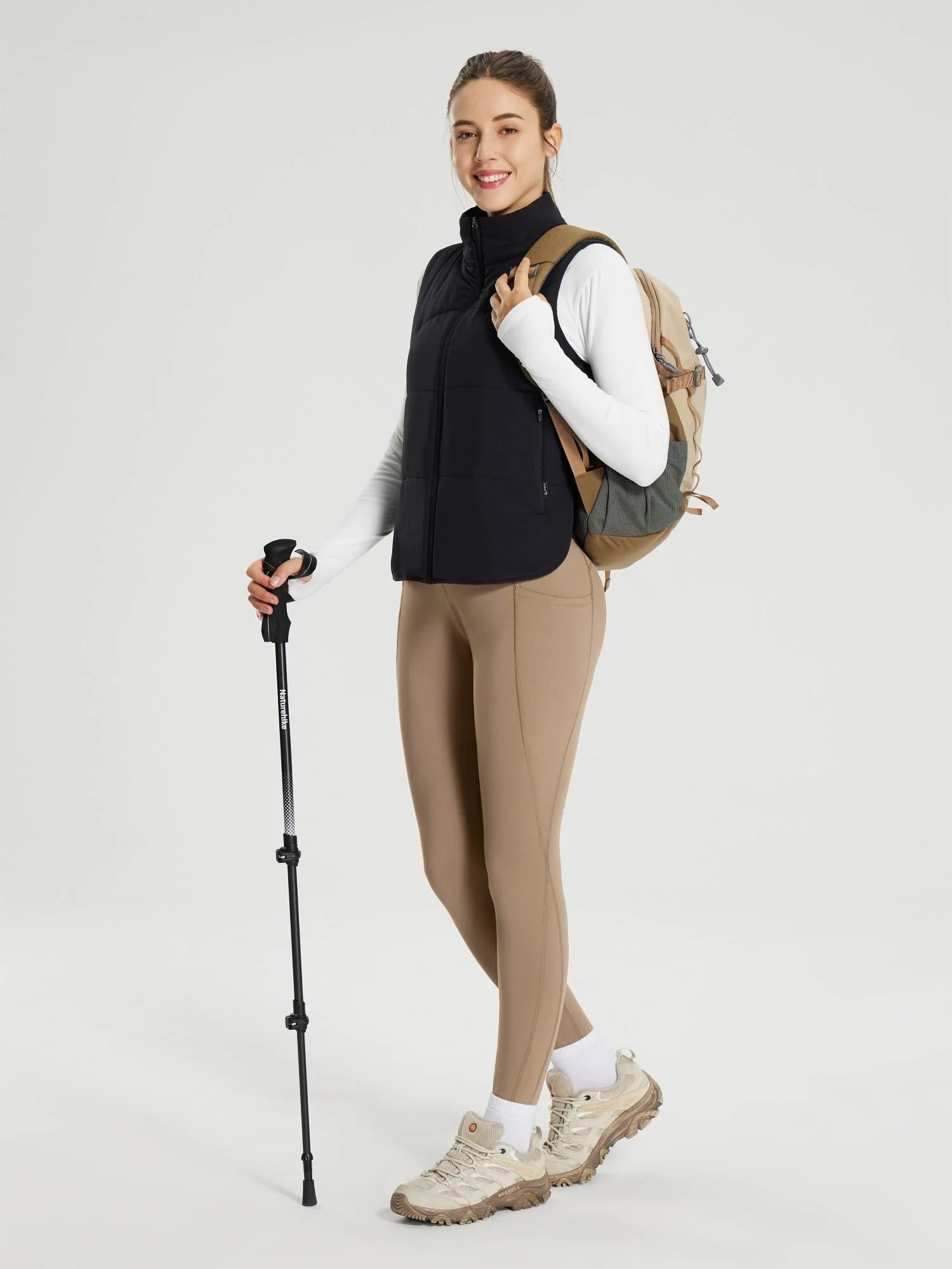 25" Fleece-Lined Cycling Leggings - Image 12