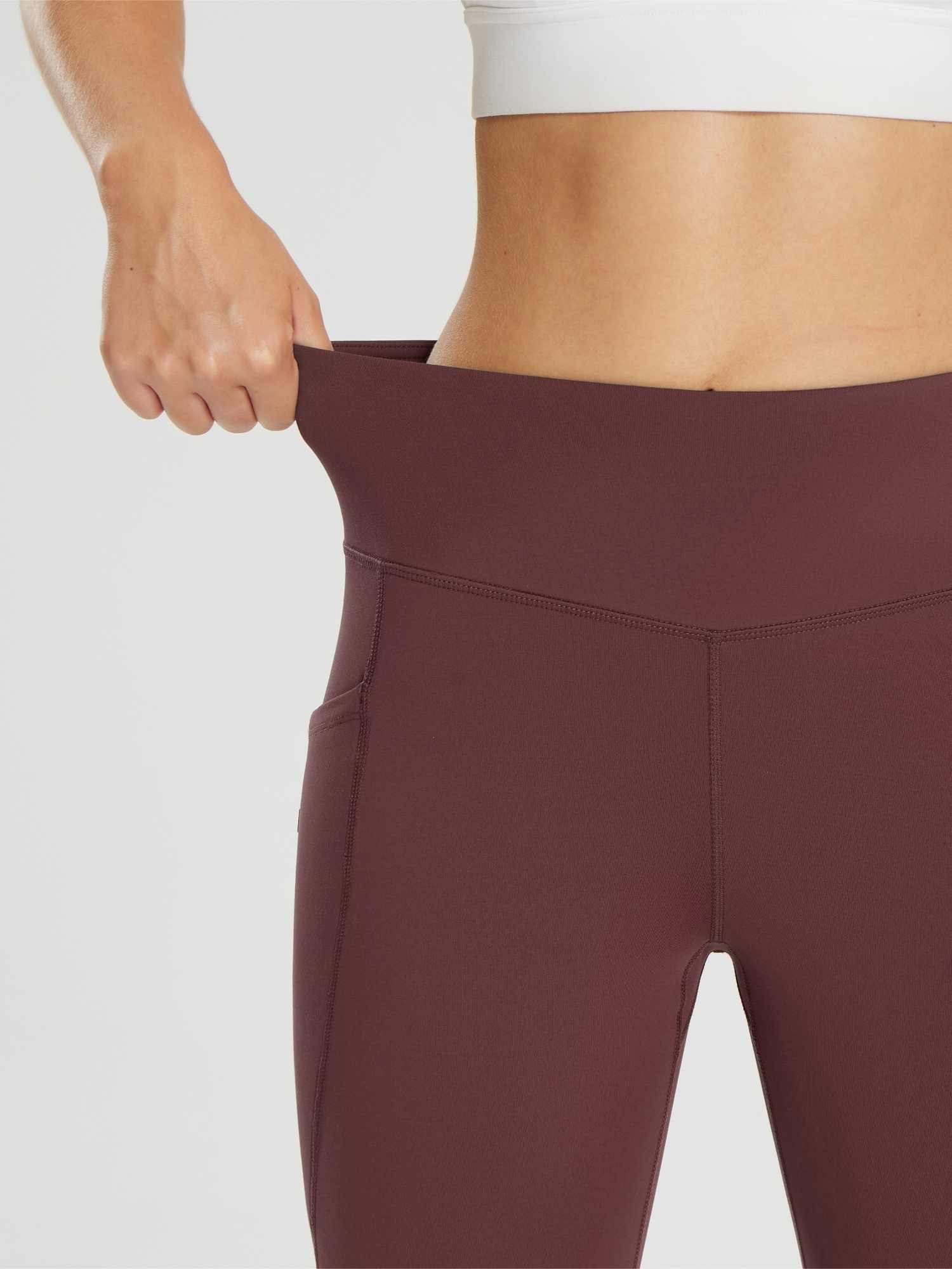 25" Fleece-Lined Cycling Leggings - Image 22
