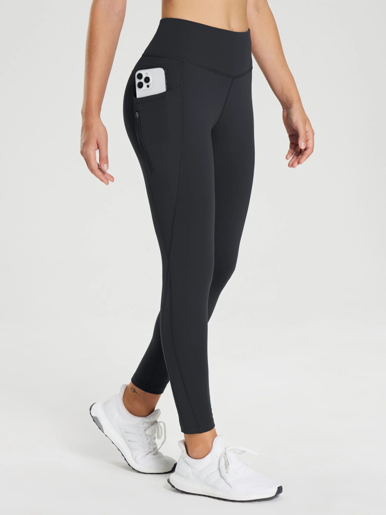 25" Fleece-Lined Cycling Leggings - Image 26