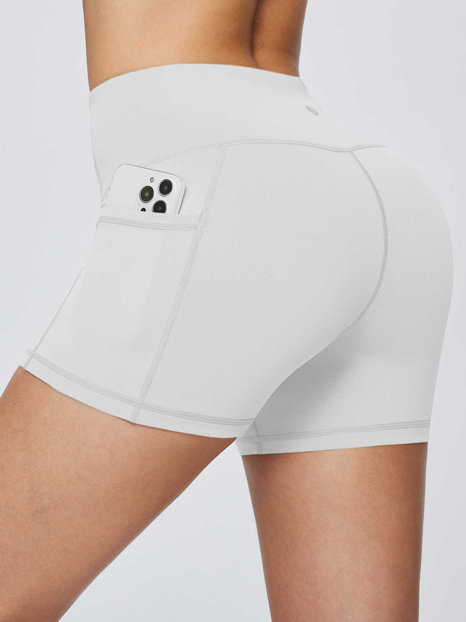 Women's 3" High-Waisted Compression Biker Shorts - Image 28