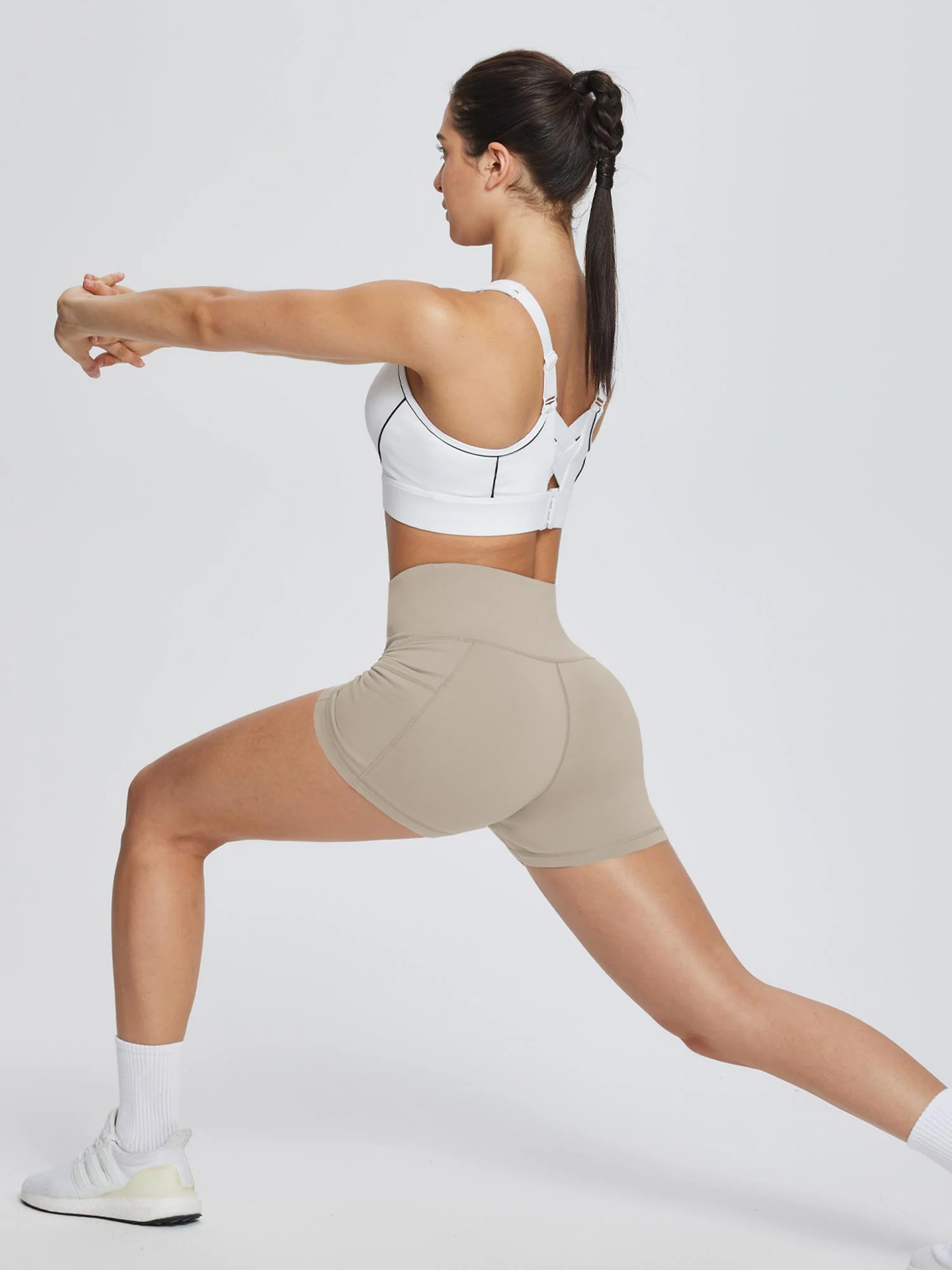 Women's 3" High-Waisted Compression Biker Shorts - Image 29