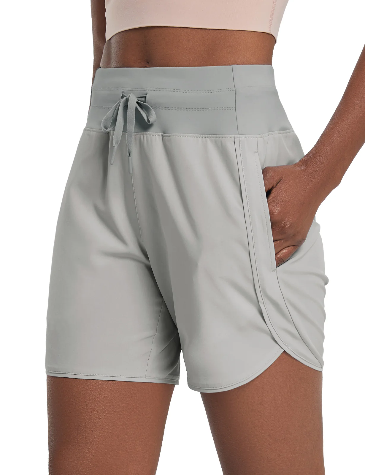 Women's 5" High-Waisted Quick-Dry Running Shorts - Image 11