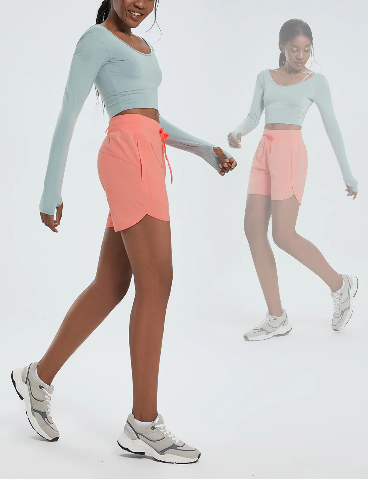 Women's 5" High-Waisted Quick-Dry Running Shorts - Image 13