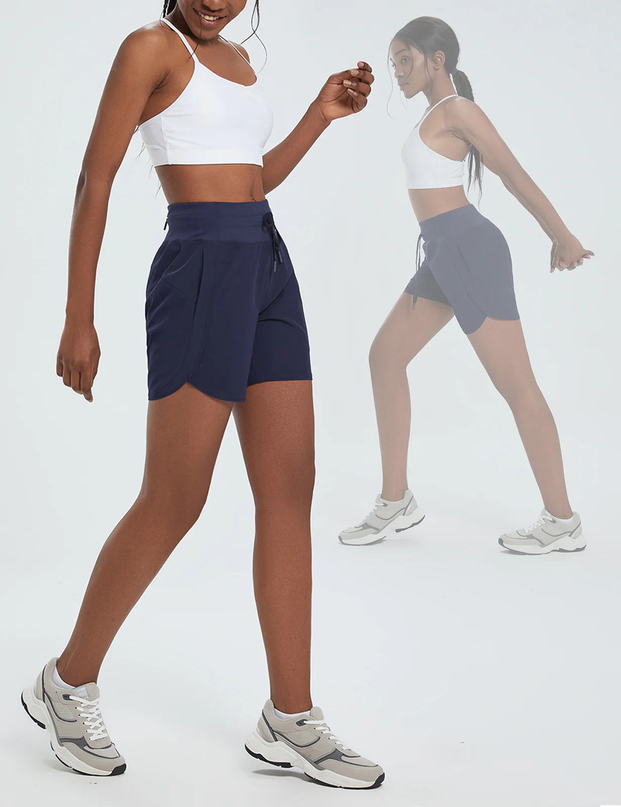 Women's 5" High-Waisted Quick-Dry Running Shorts - Image 17