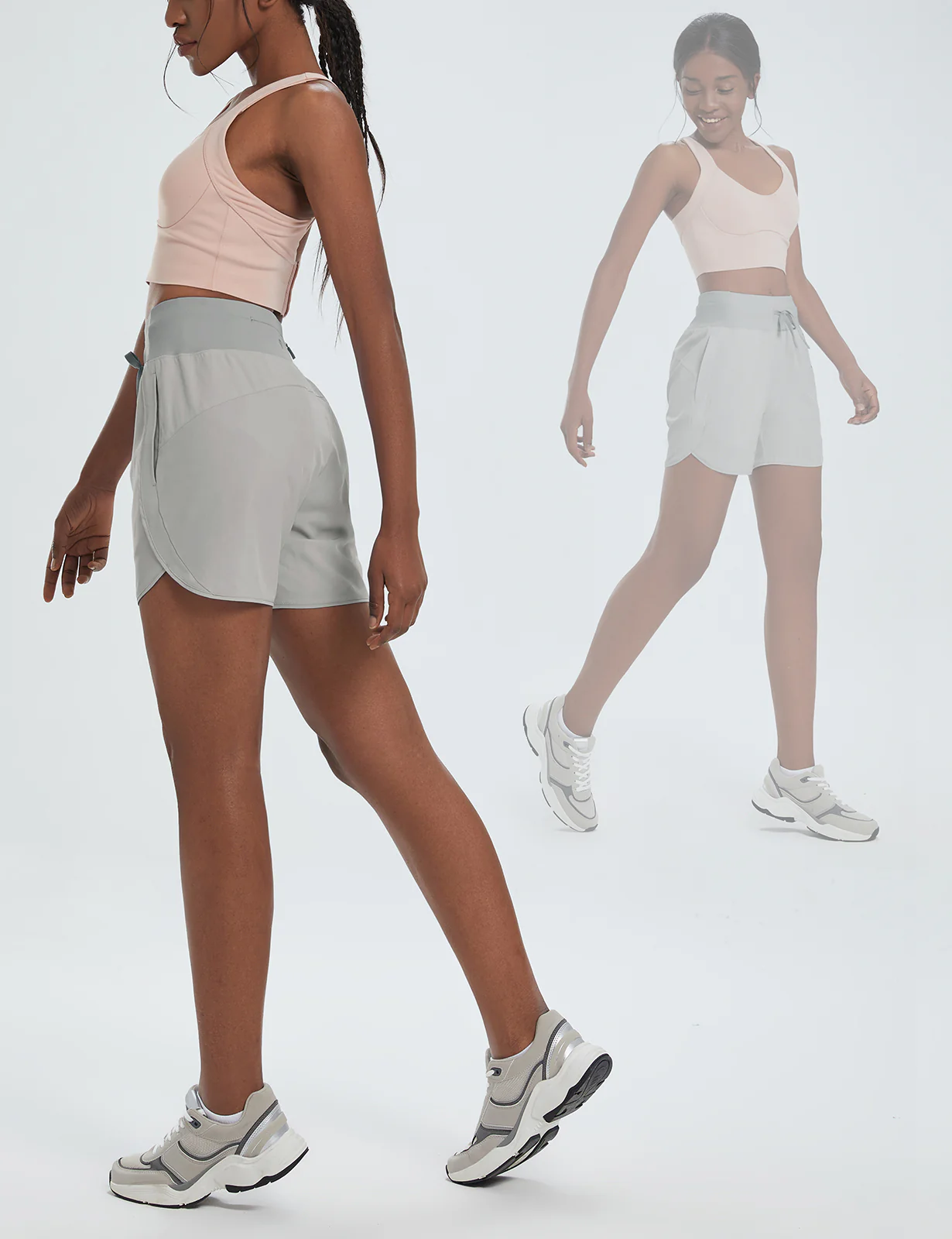 Women's 5" High-Waisted Quick-Dry Running Shorts - Image 9