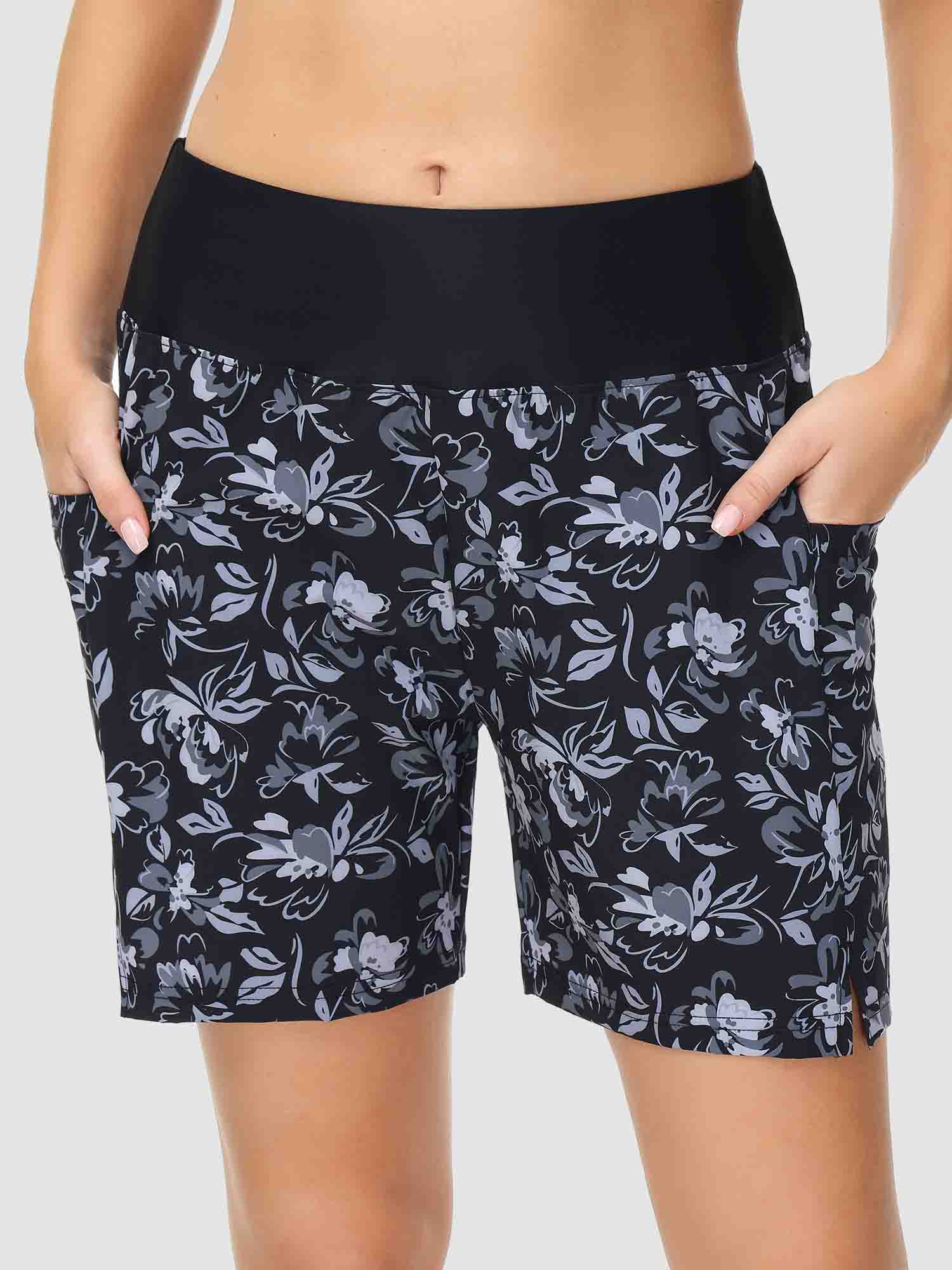 Women's 5" Printed Quick-Dry Swim Board Shorts - Image 5