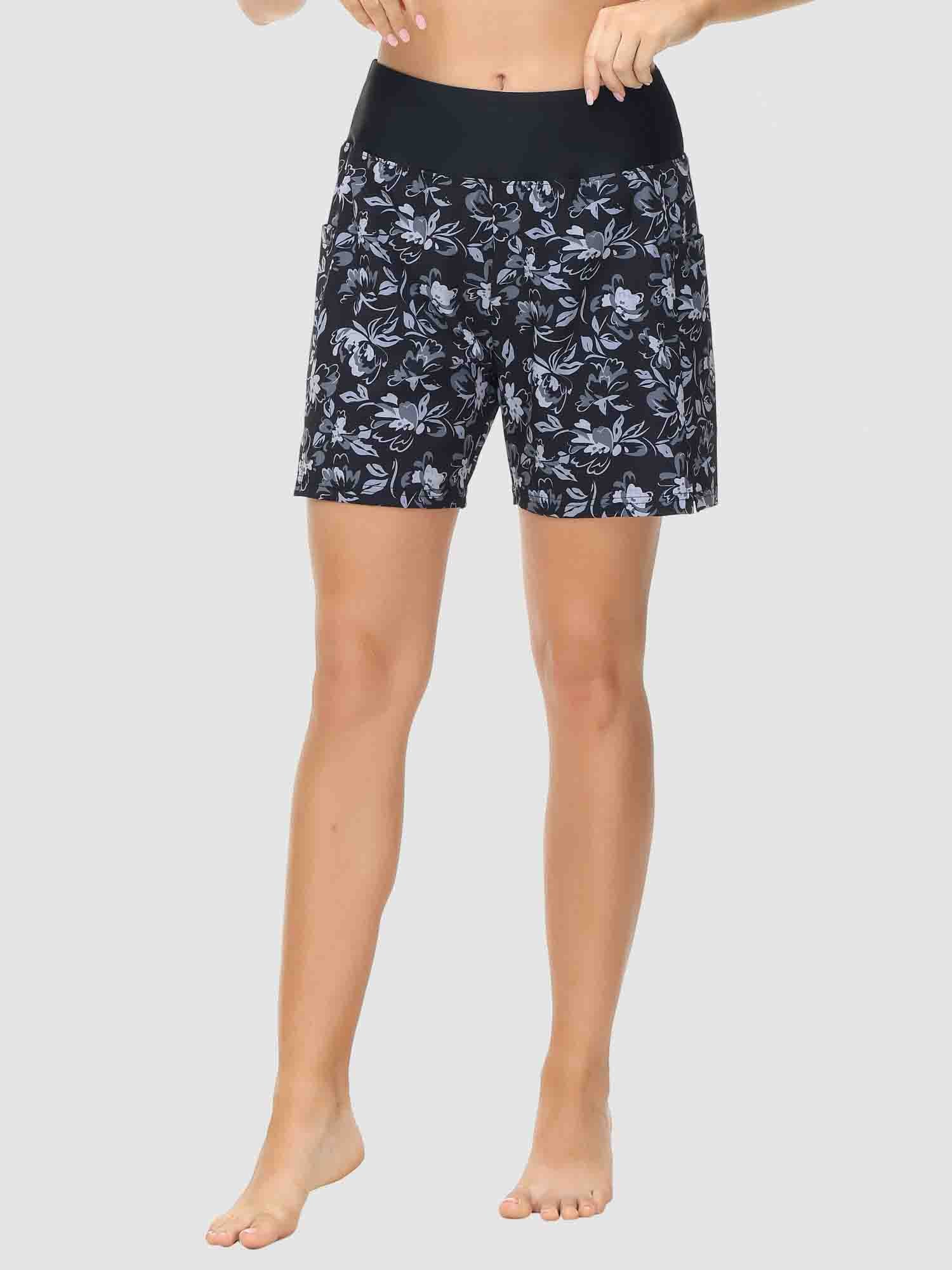 Women's 5" Printed Quick-Dry Swim Board Shorts - Image 6