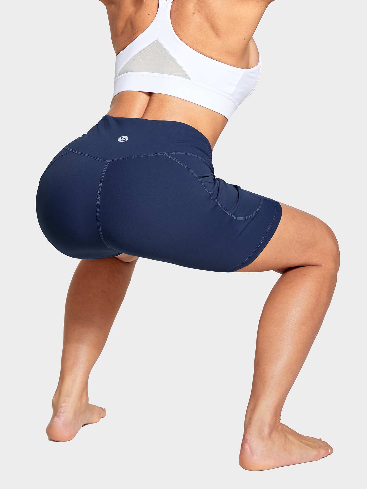 Women's 6" High-Waisted Biker Shorts - Image 17