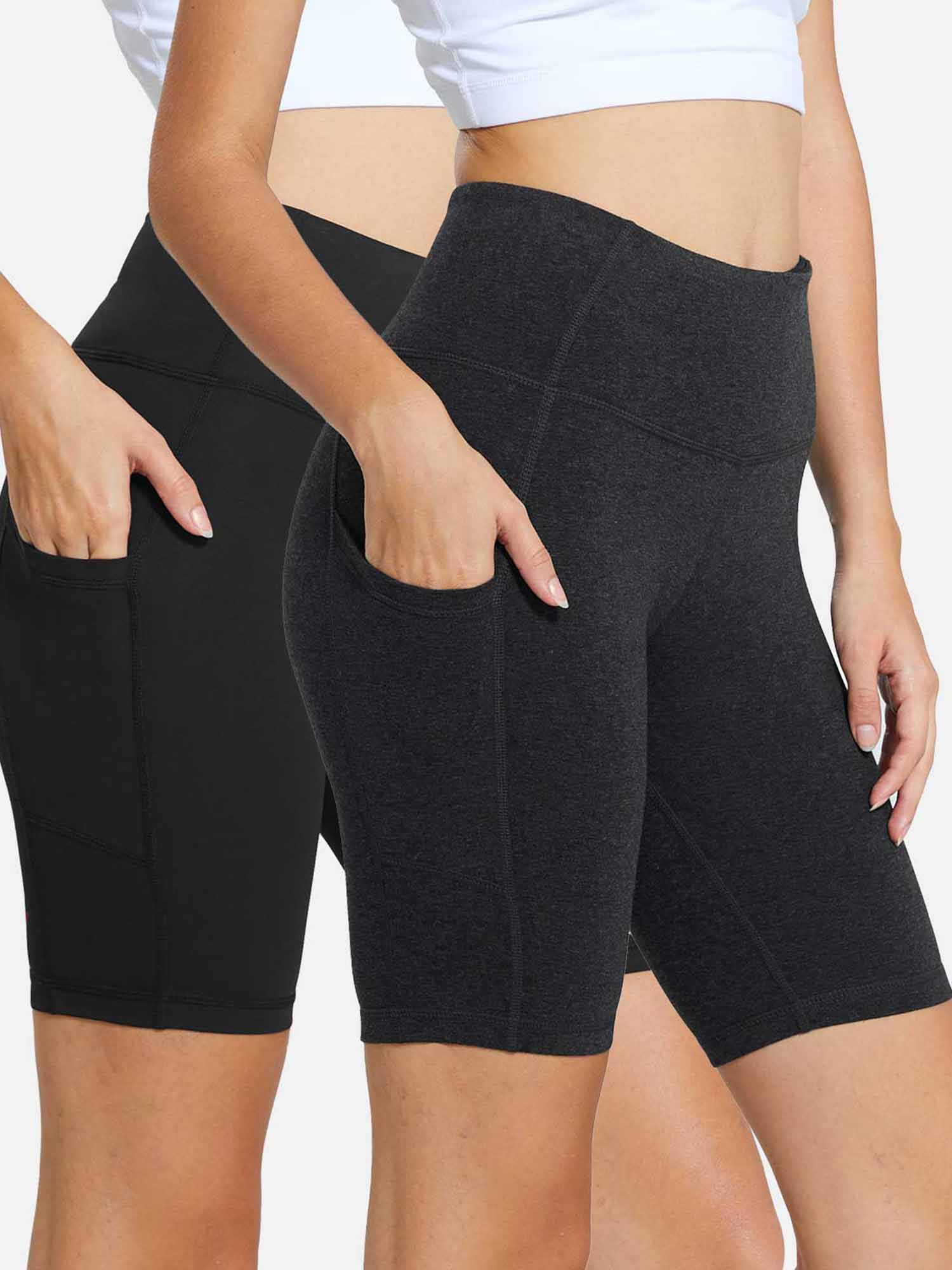 7" Yoga High Waist Comfort Shorts (2 Pack) - Image 3