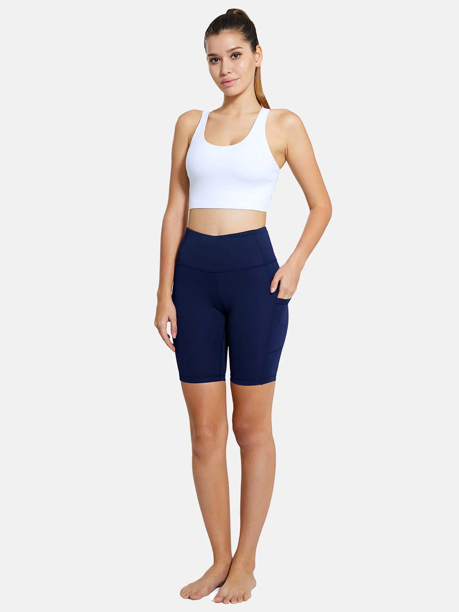 7" Yoga High Waist Comfort Shorts (2 Pack) - Image 9