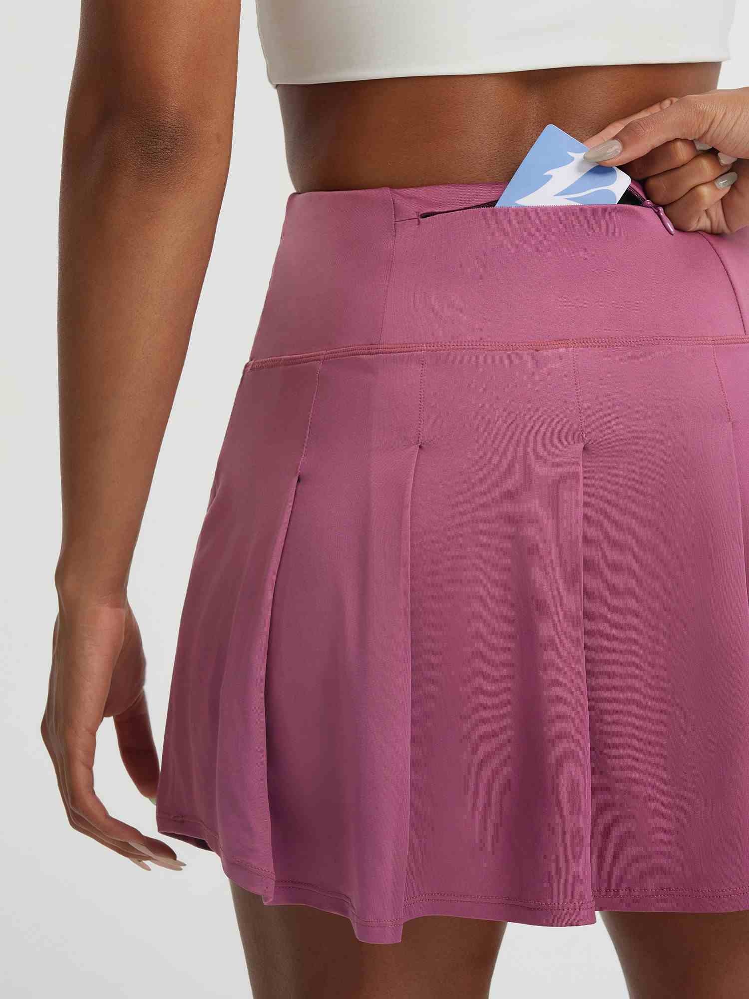 Baleaf High-Rise Pleated Tennis Skirt 14" - Image 12