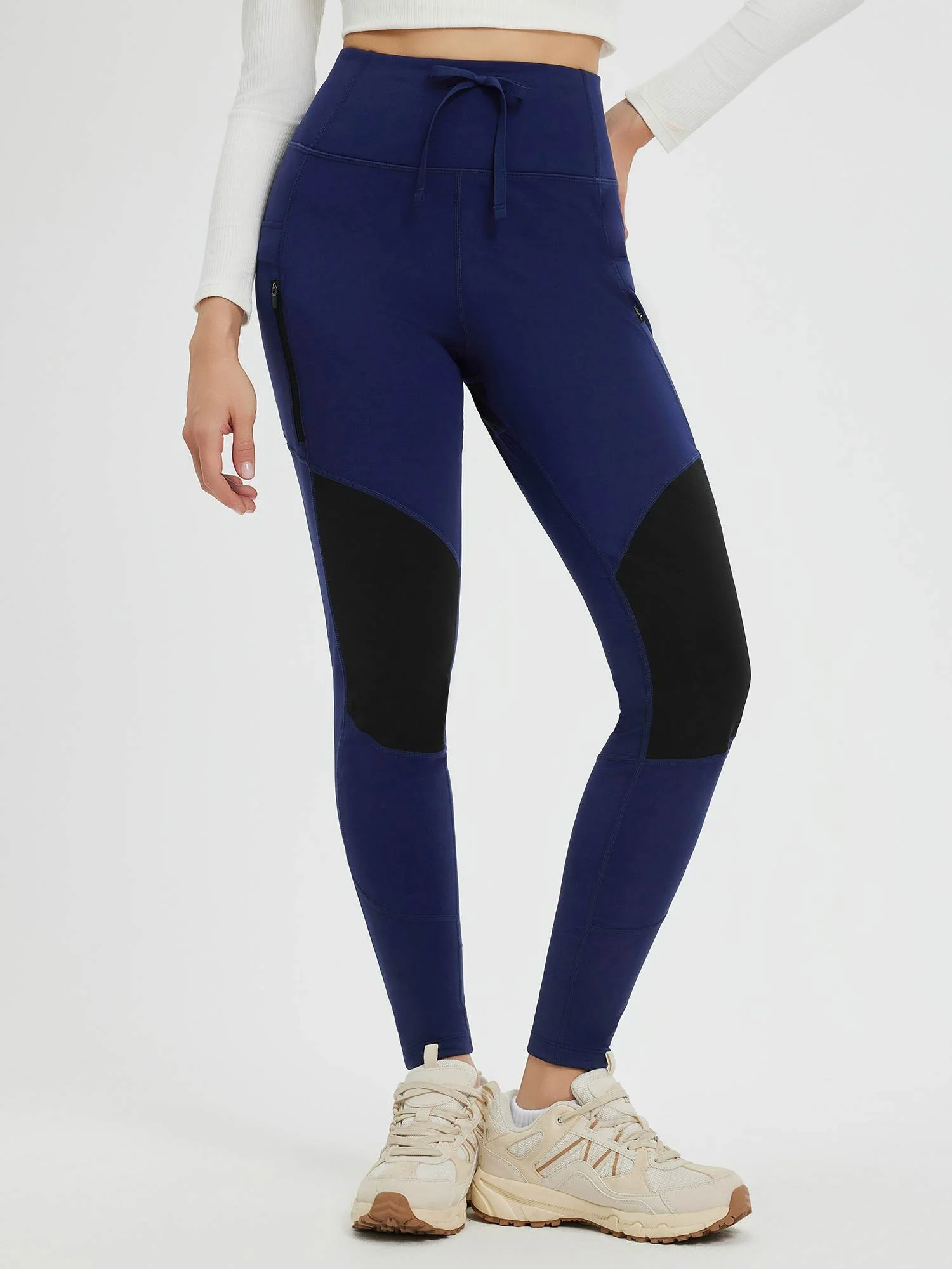 Outdoor Multi-Pocket Slim-Fit Knit Fleece Pants - Image 15