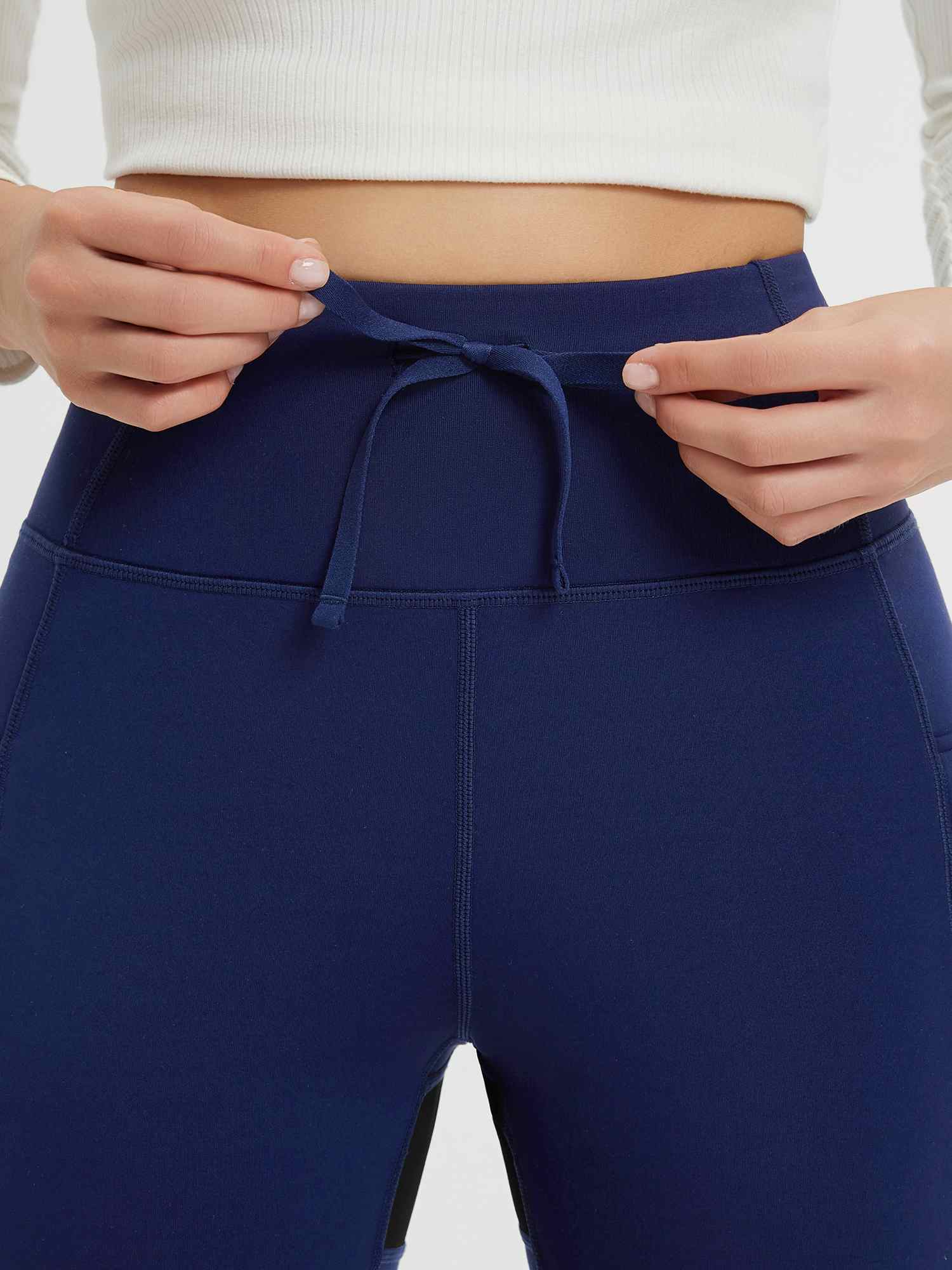 Outdoor Multi-Pocket Slim-Fit Knit Fleece Pants - Image 16
