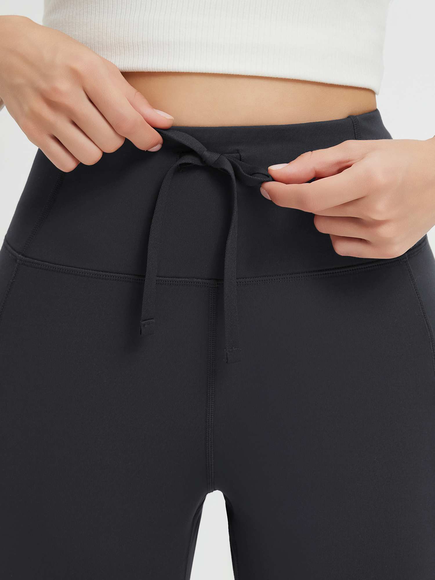 Outdoor Multi-Pocket Slim-Fit Knit Fleece Pants - Image 5