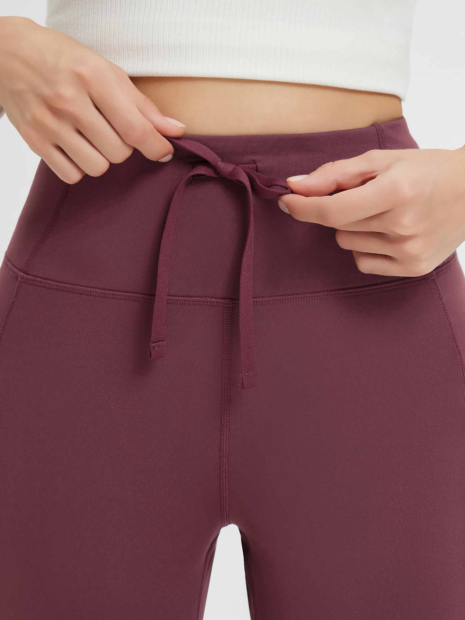 Outdoor Multi-Pocket Slim-Fit Knit Fleece Pants - Image 9