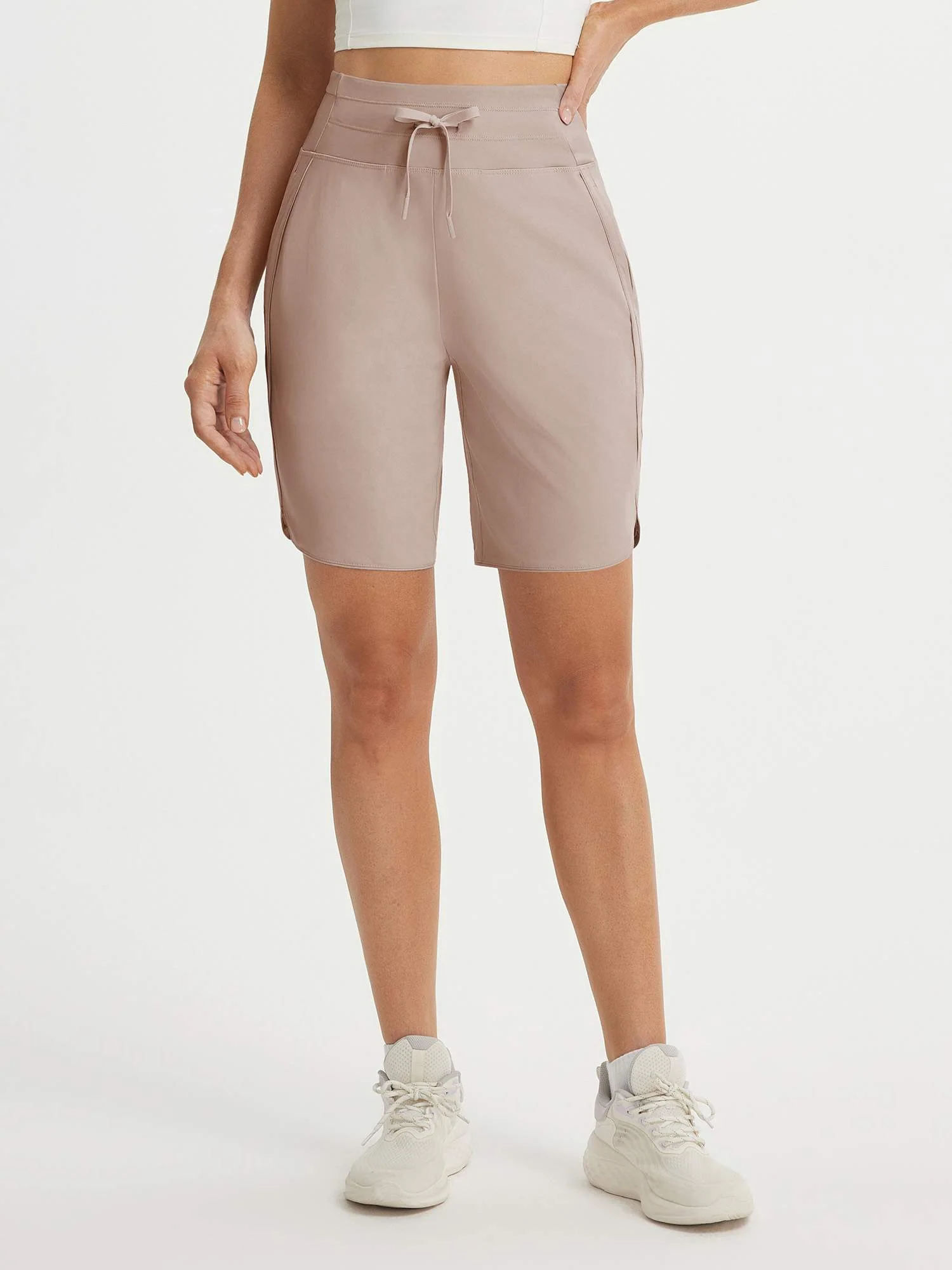 Baleaf Stretchy UPF 50+ High-Rise Short 9" - Image 7