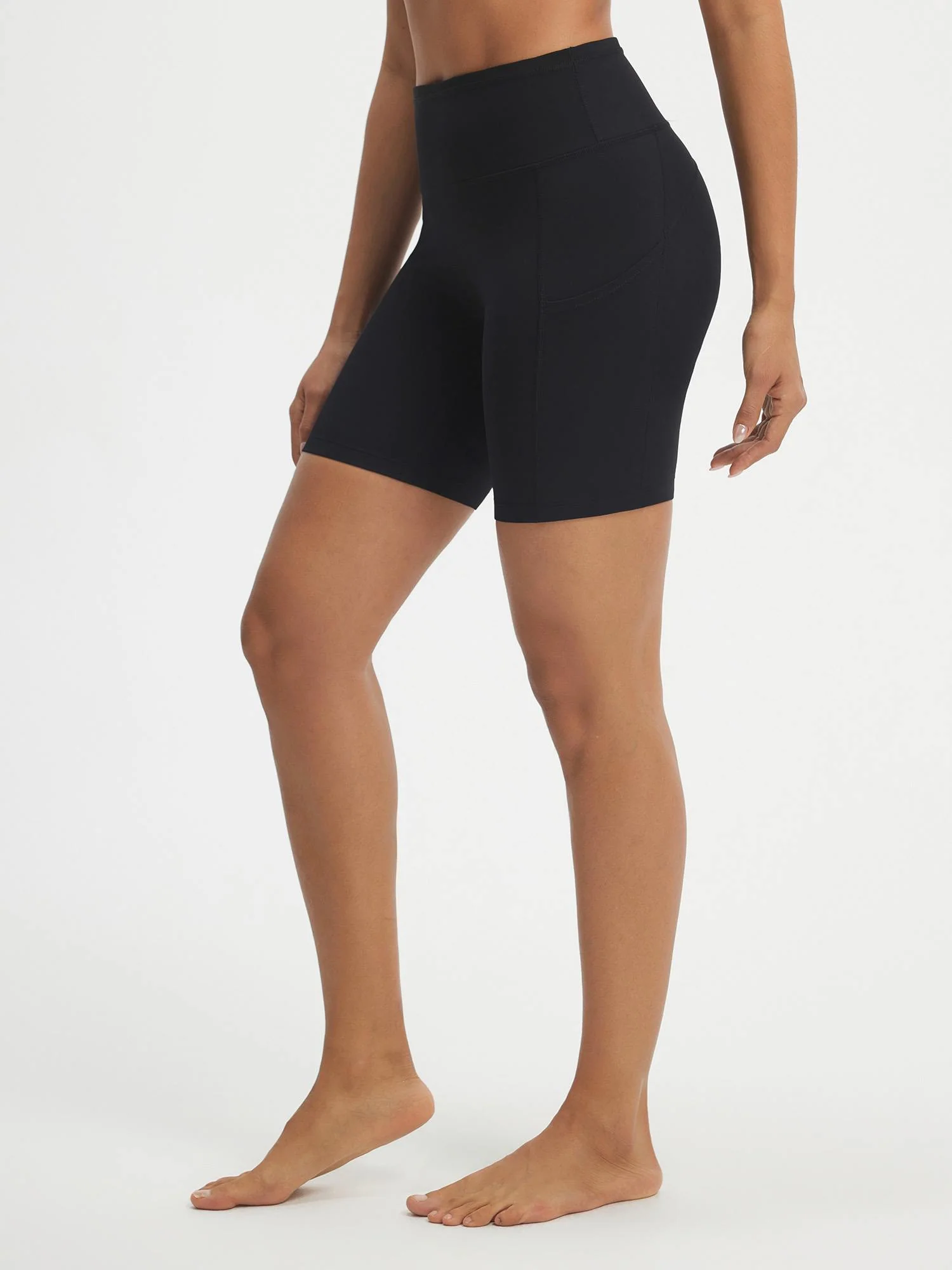 Baleaf Ultra-Soft High-Rise Biker Short 6" - Image 3