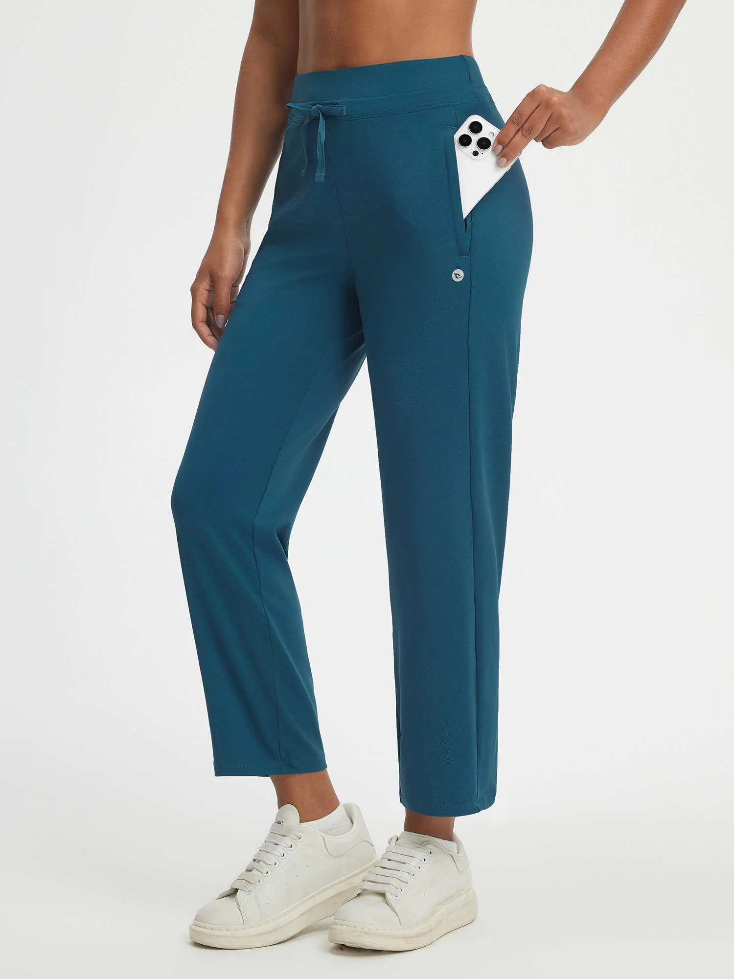 Baleaf Ultra-Soft High-Rise Zipper Pockets Pant 25" - Image 20