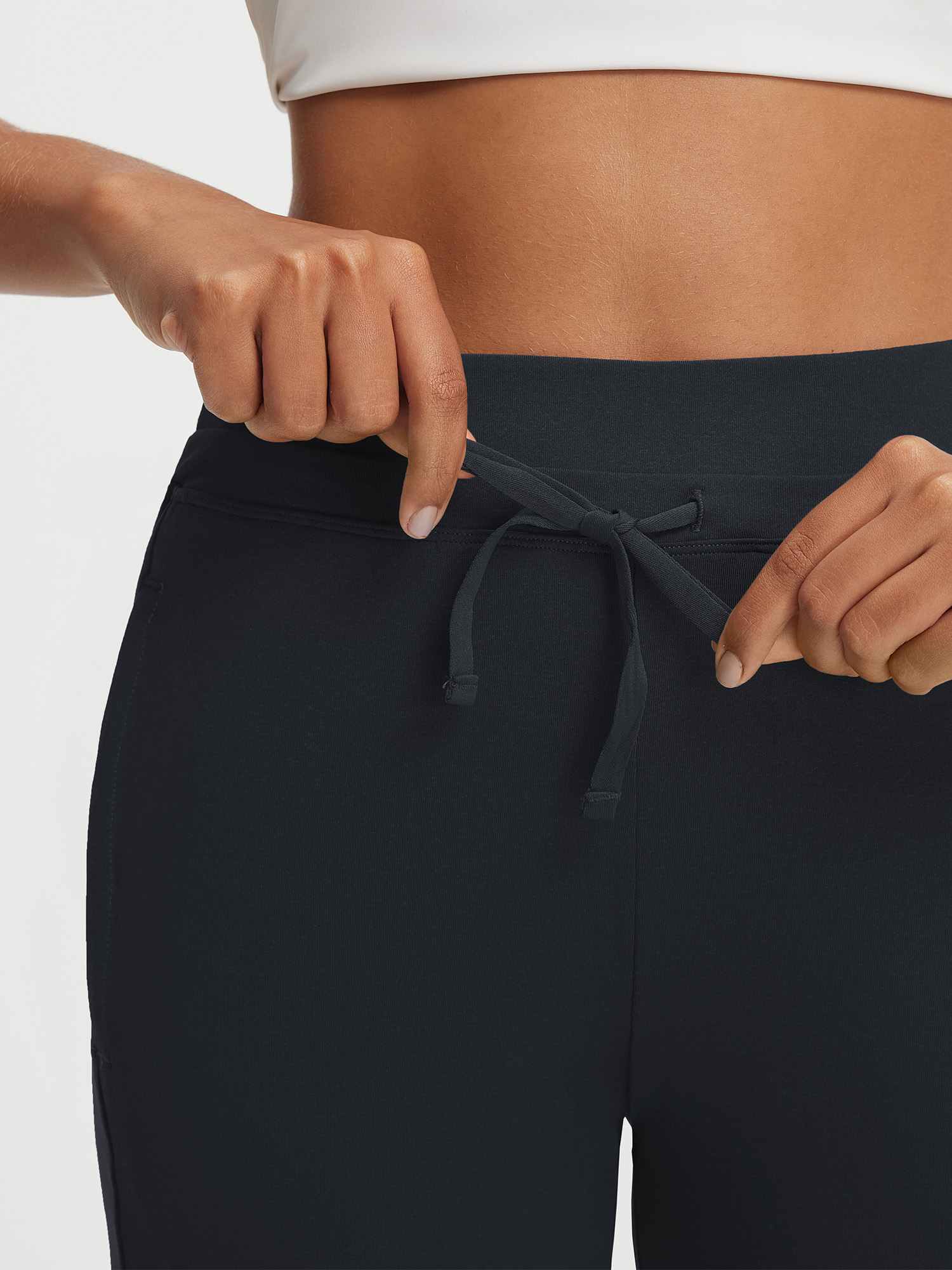 Baleaf Ultra-Soft High-Rise Zipper Pockets Pant 25" - Image 4
