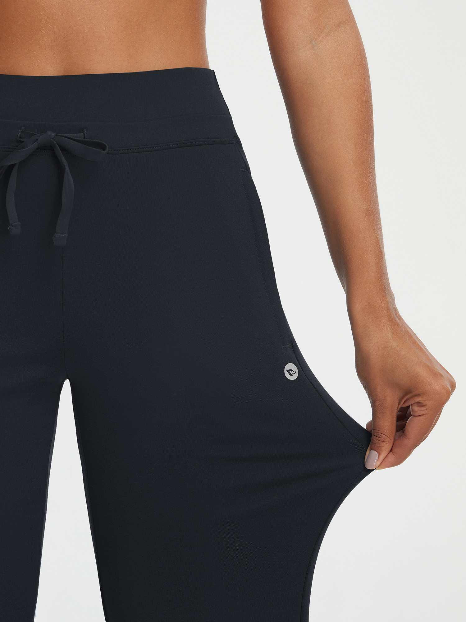 Baleaf Ultra-Soft High-Rise Zipper Pockets Pant 25" - Image 6