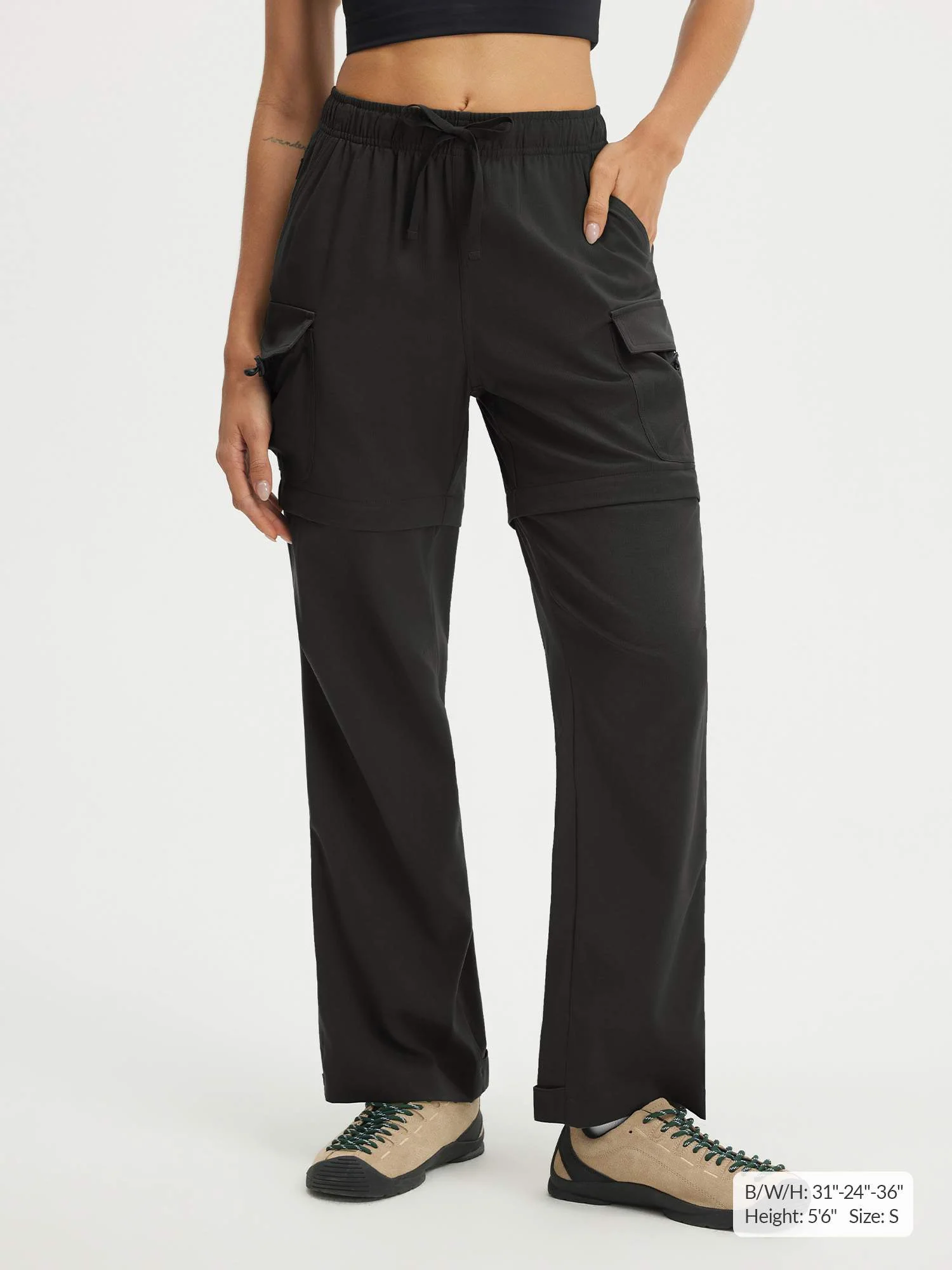 Baleaf UPF 50+ Convertible Zip-Off Hiking Pant 29"