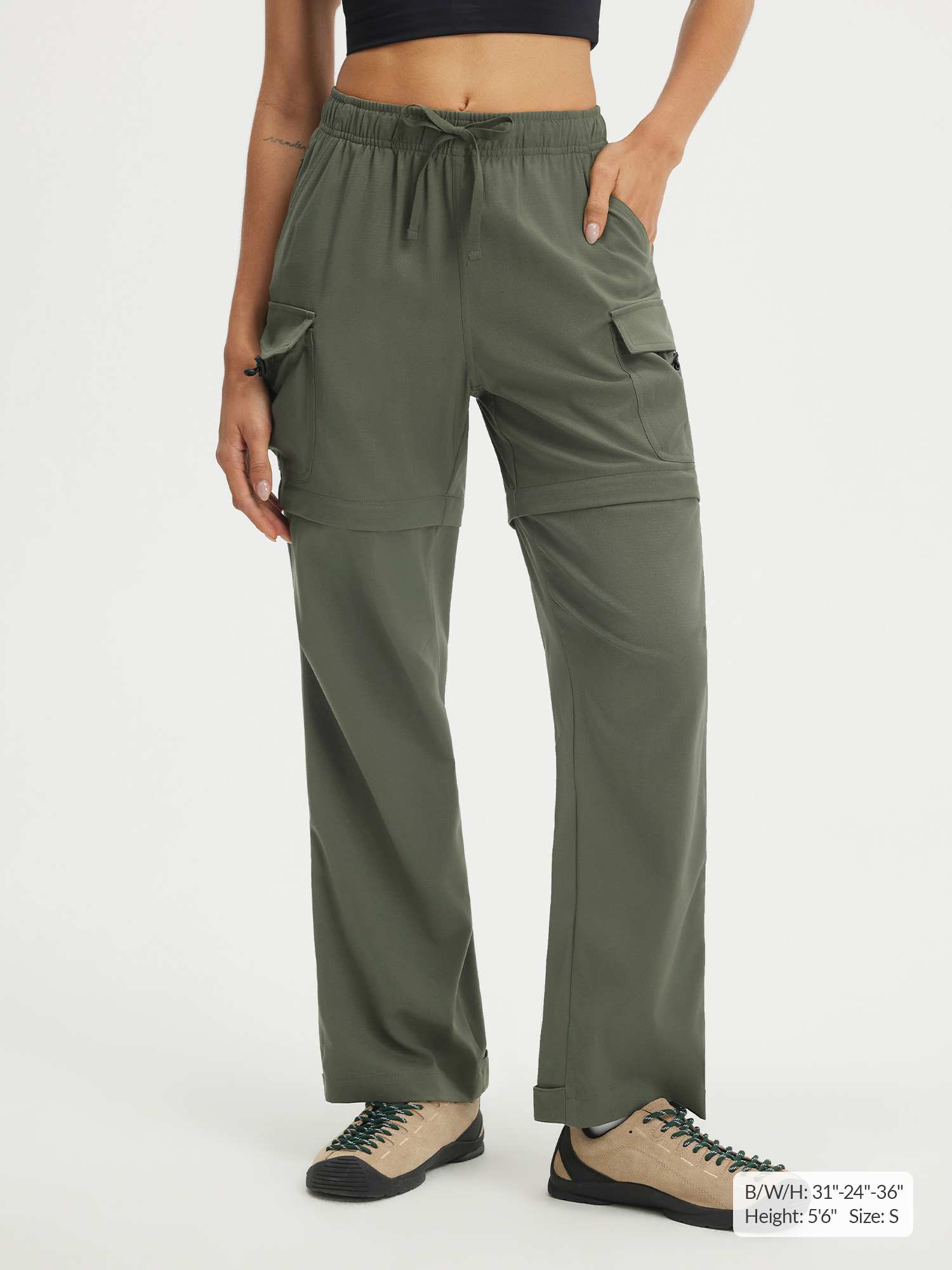 Baleaf UPF 50+ Convertible Zip-Off Hiking Pant 29" - Image 19