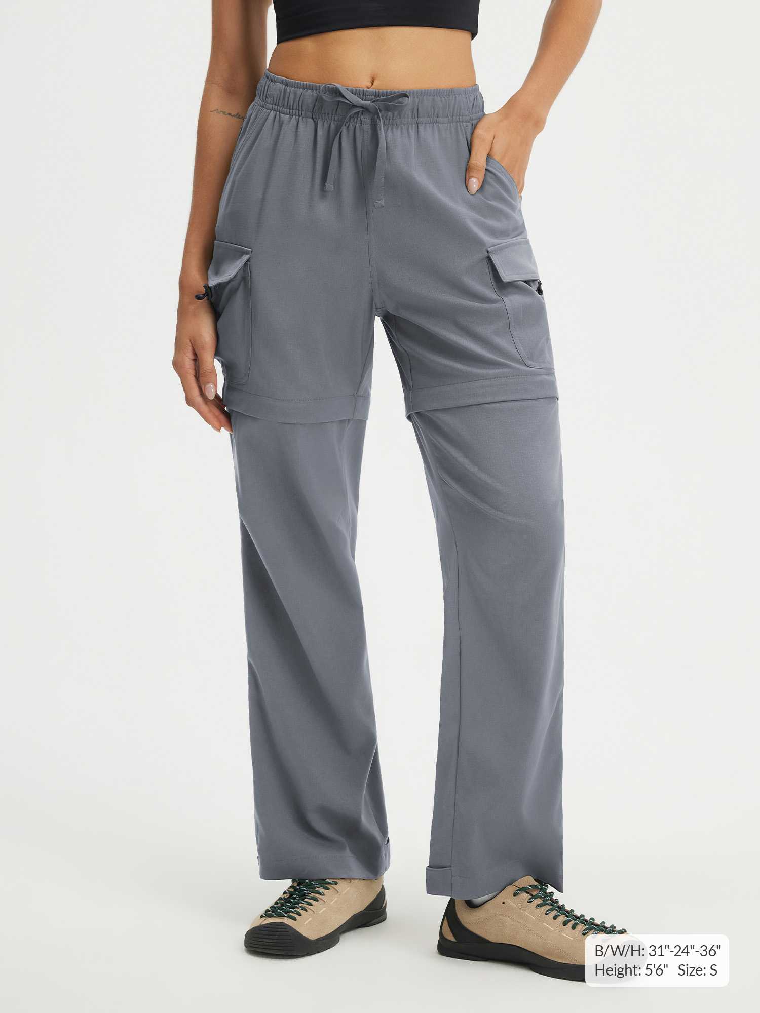 Baleaf UPF 50+ Convertible Zip-Off Hiking Pant 29" - Image 7