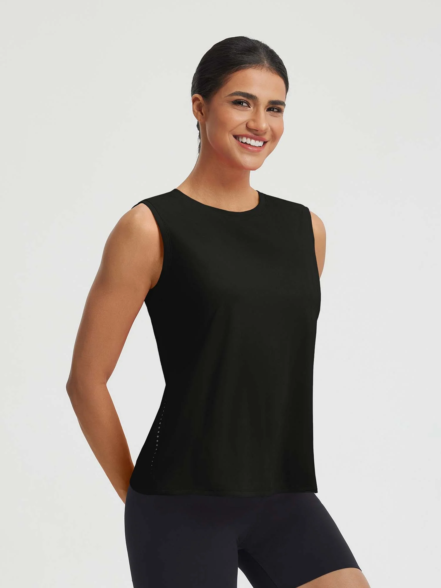 Baleaf UPF 50+ Crop Open Back Tank Top - Image 10