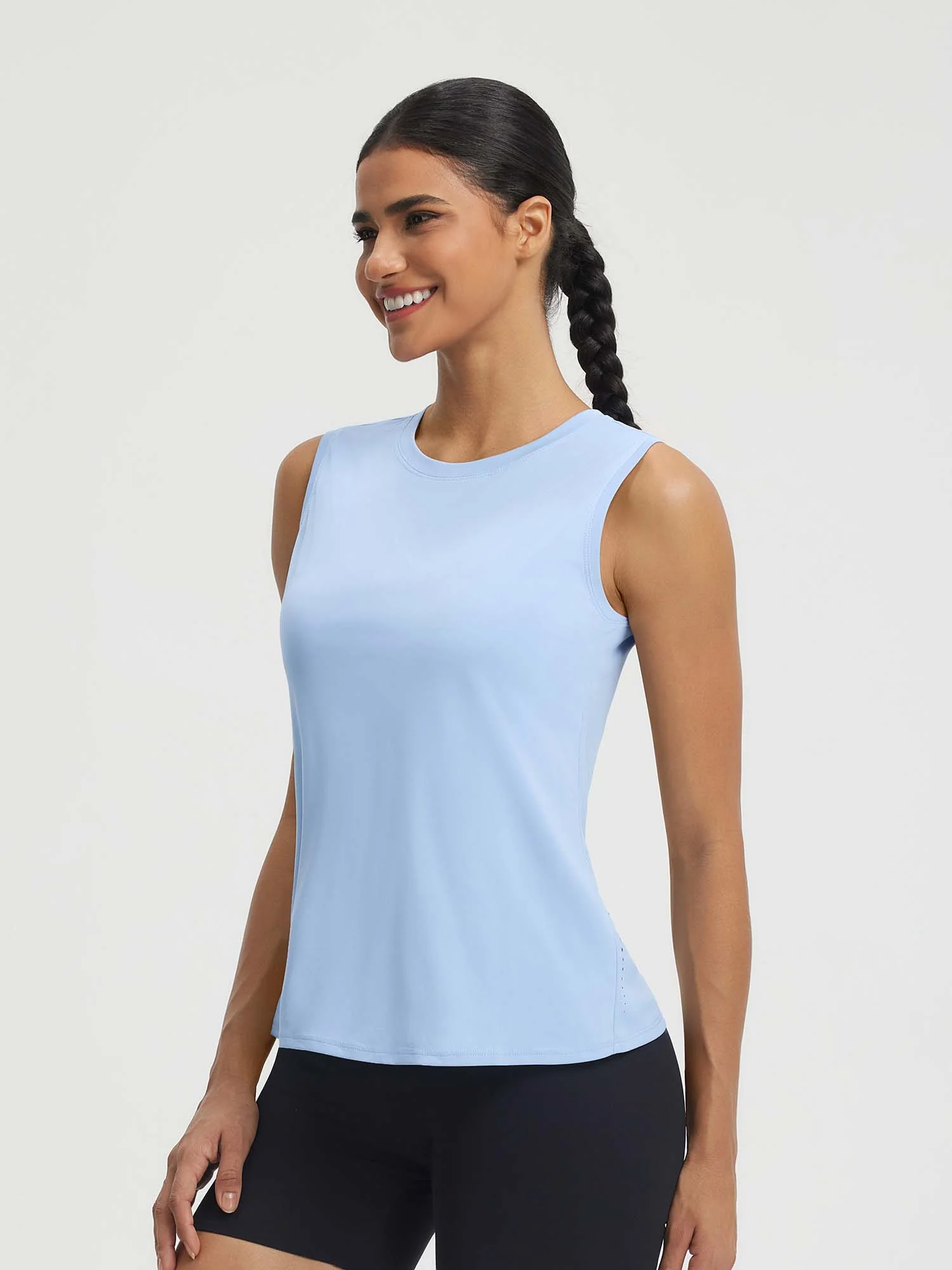 Baleaf UPF 50+ Crop Open Back Tank Top - Image 22