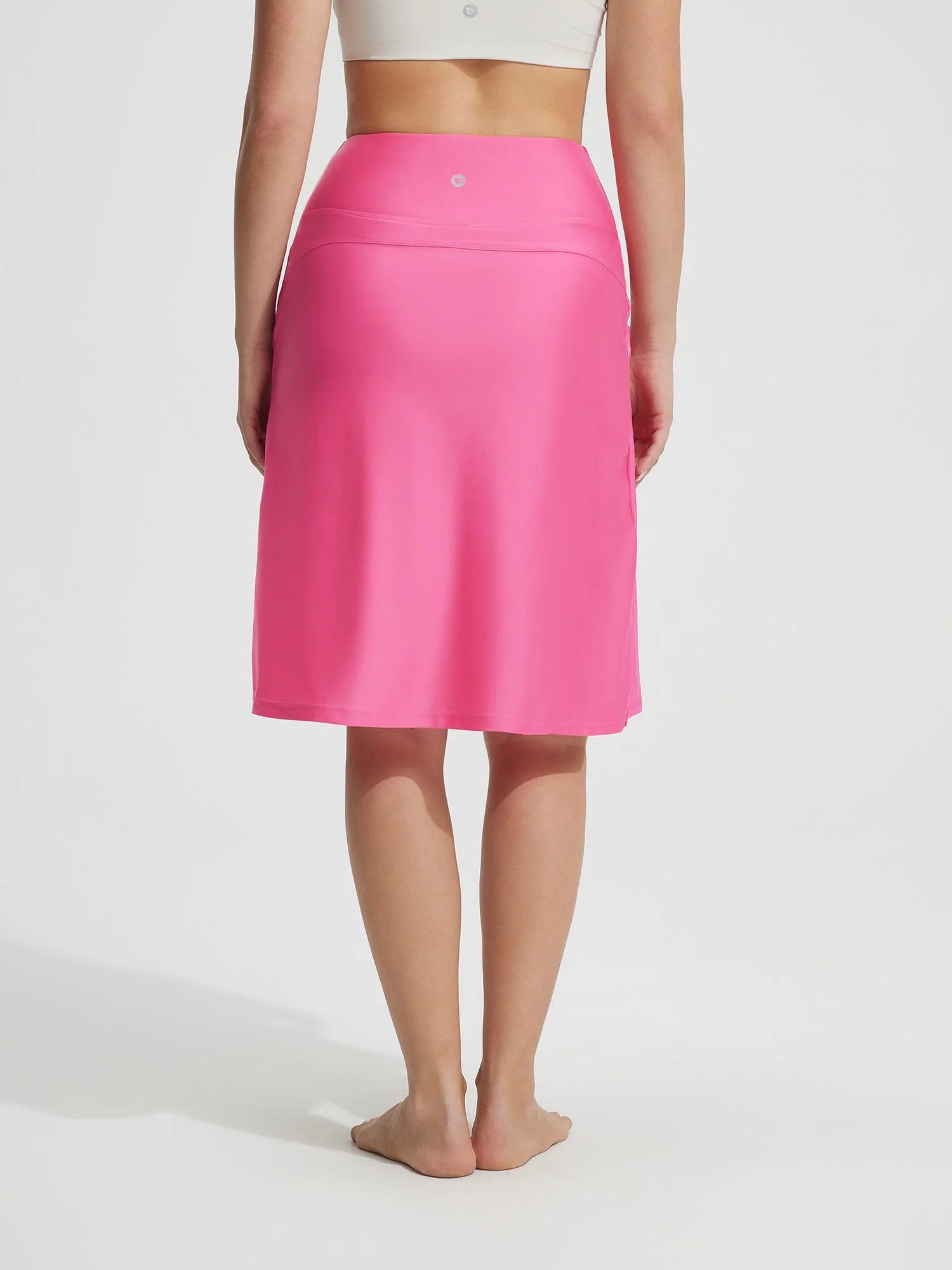 Baleaf UPF 50+ High-Rise Slant Pockets Swim Skirt 23" - Image 22
