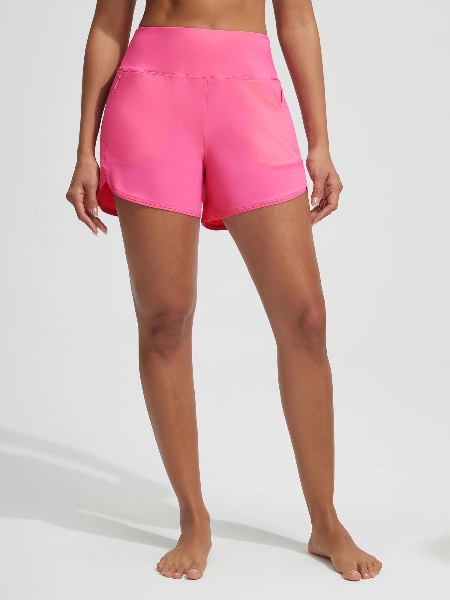 Baleaf UPF 50+ High-Rise Zipper Pockets Board Short 4'' - Image 7