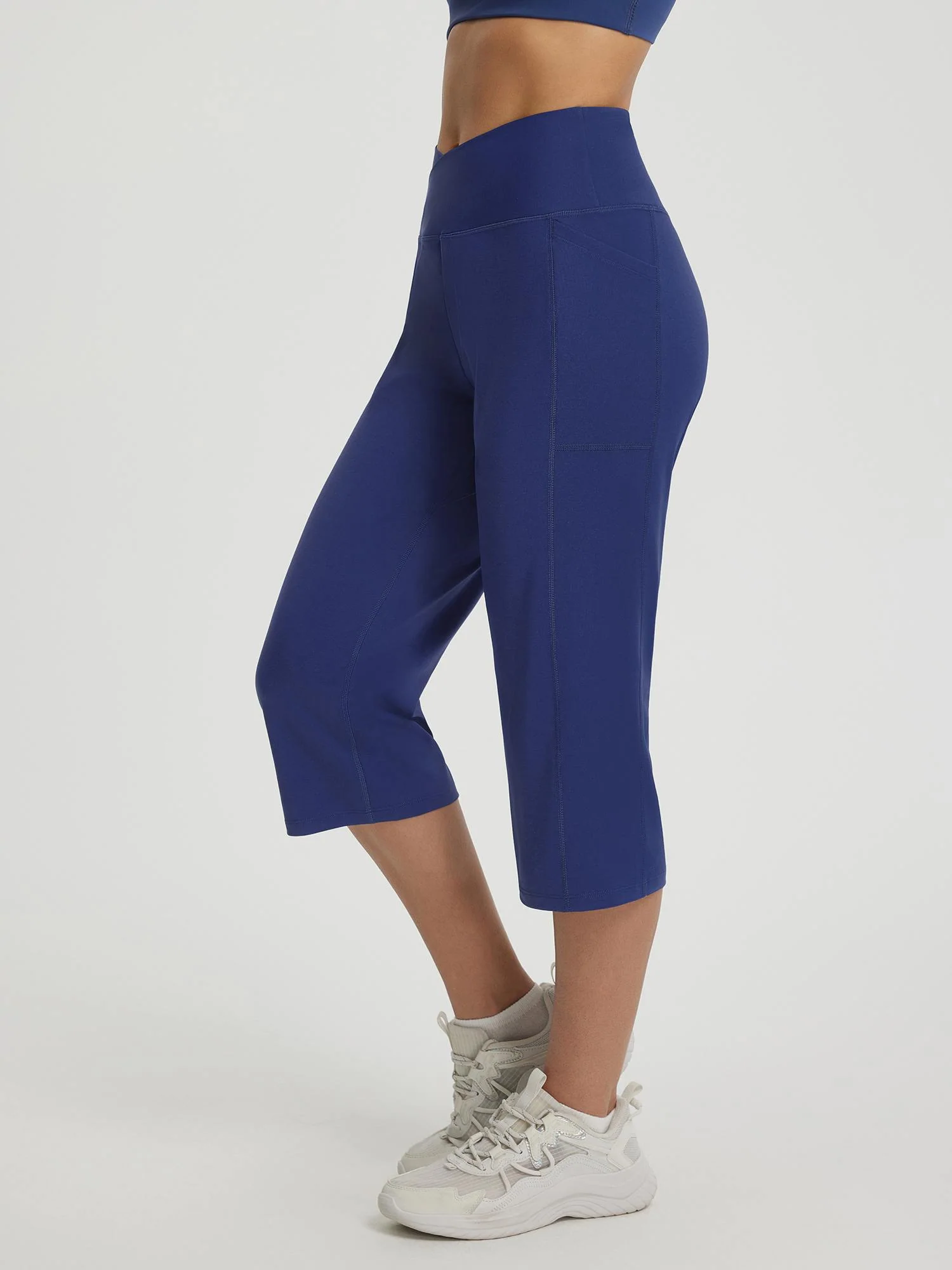 Baleaf V Cross Straight Leg Capri Pants 18" - Image 10