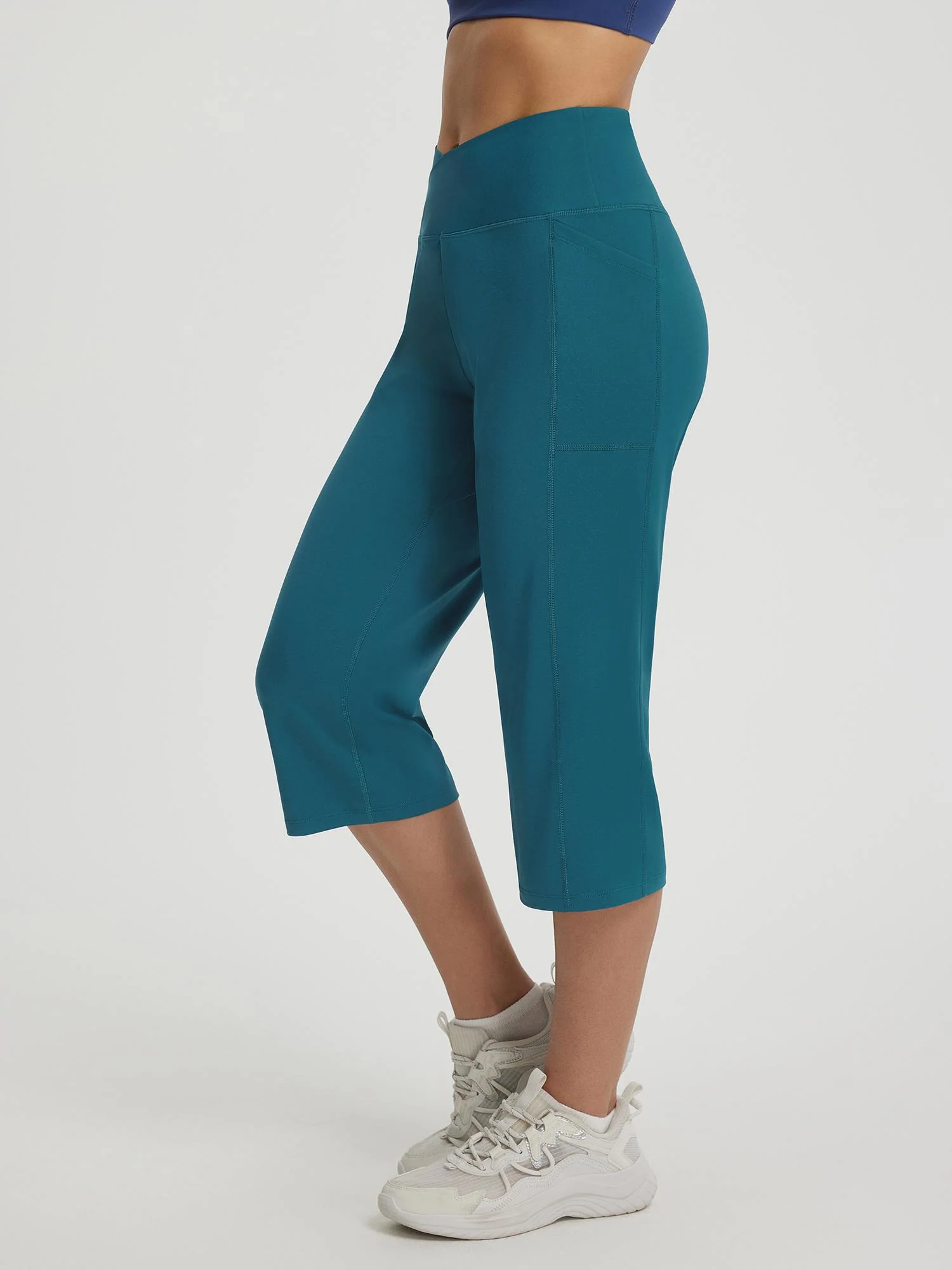 Baleaf V Cross Straight Leg Capri Pants 18" - Image 28
