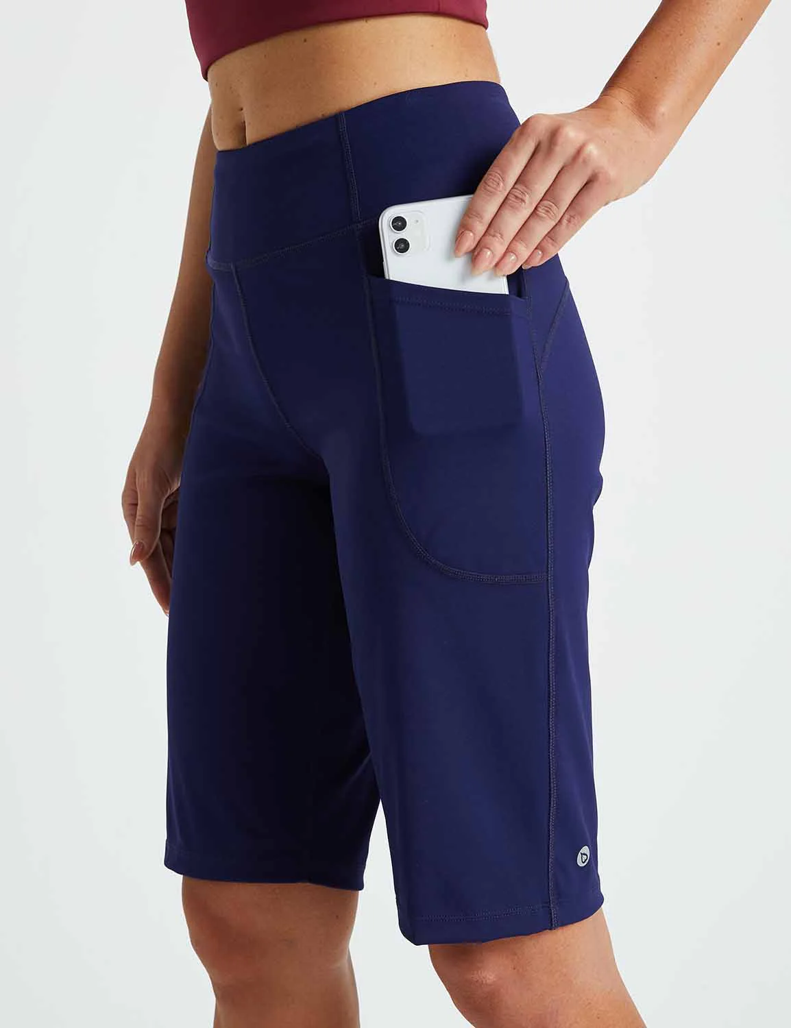 Flyleaf 12" High-Waisted Stretch Running Shorts - Image 15