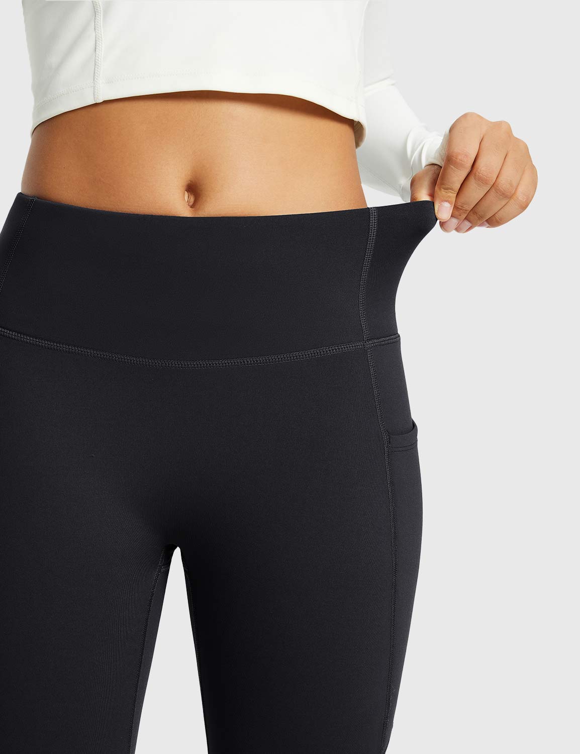 Laureate High-Rise Thermal Flared Pants - Image 11