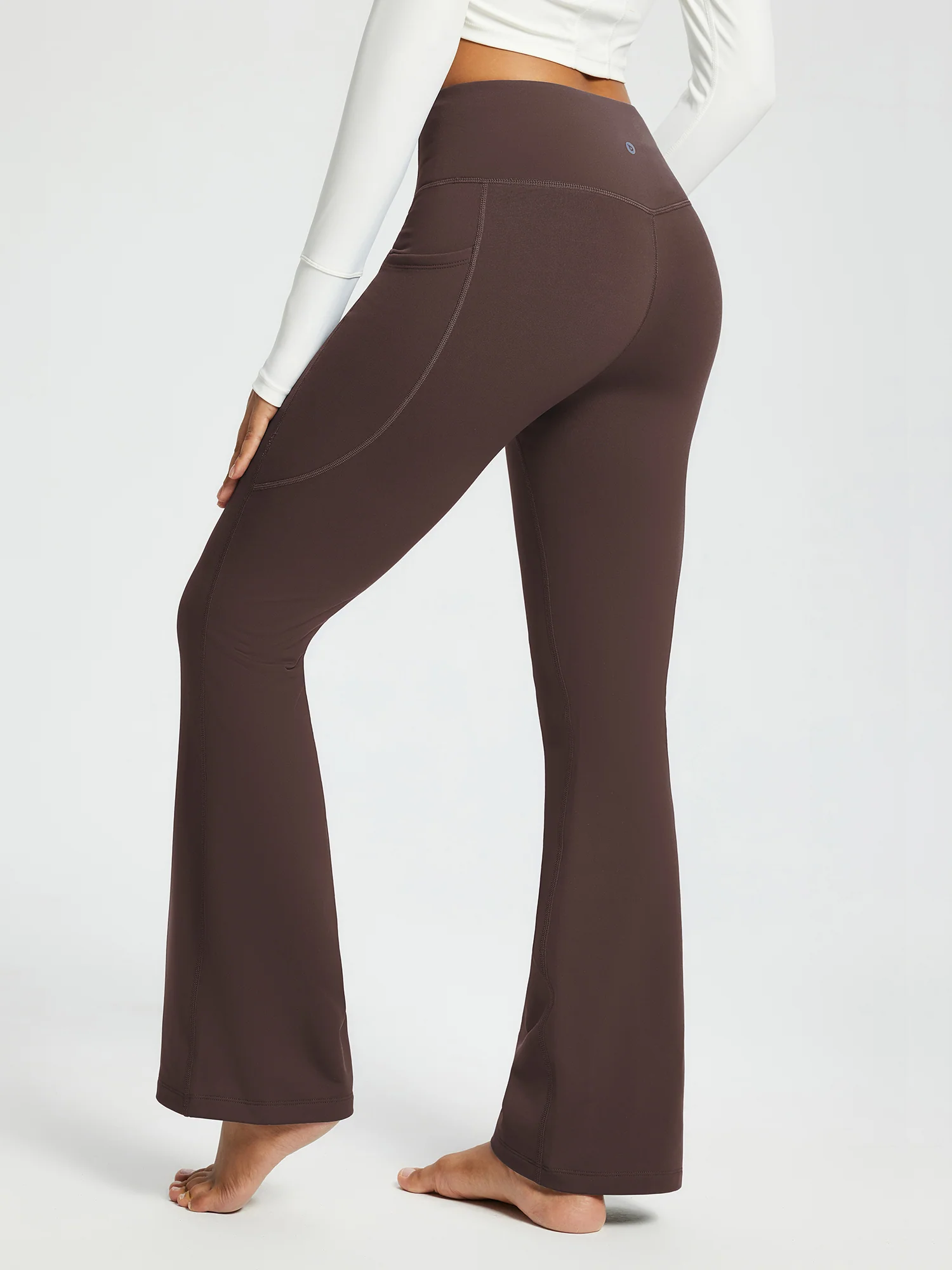 Laureate High-Rise Thermal Flared Pants - Image 46
