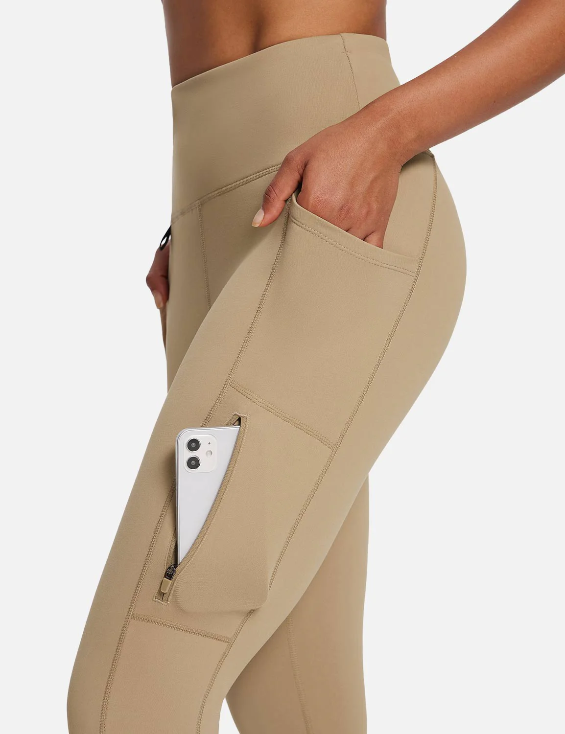 Laureate High-Rise Zipper Pockets Thermal Leggings - Image 11