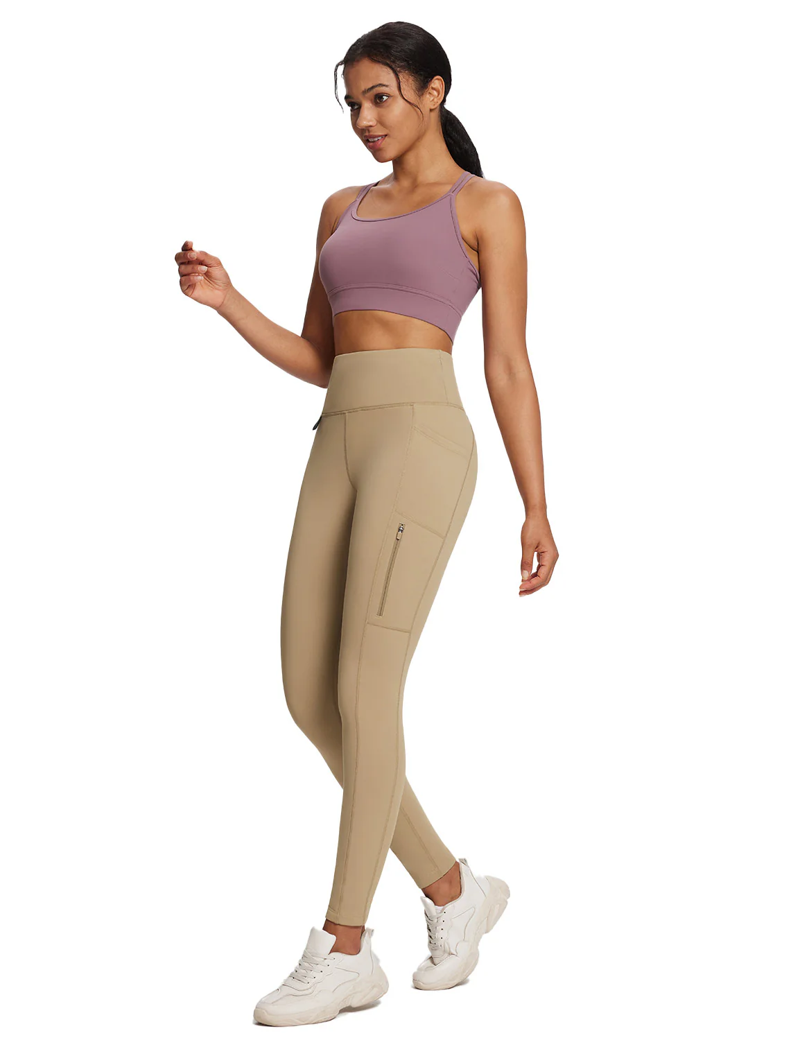 Laureate High-Rise Zipper Pockets Thermal Leggings - Image 12