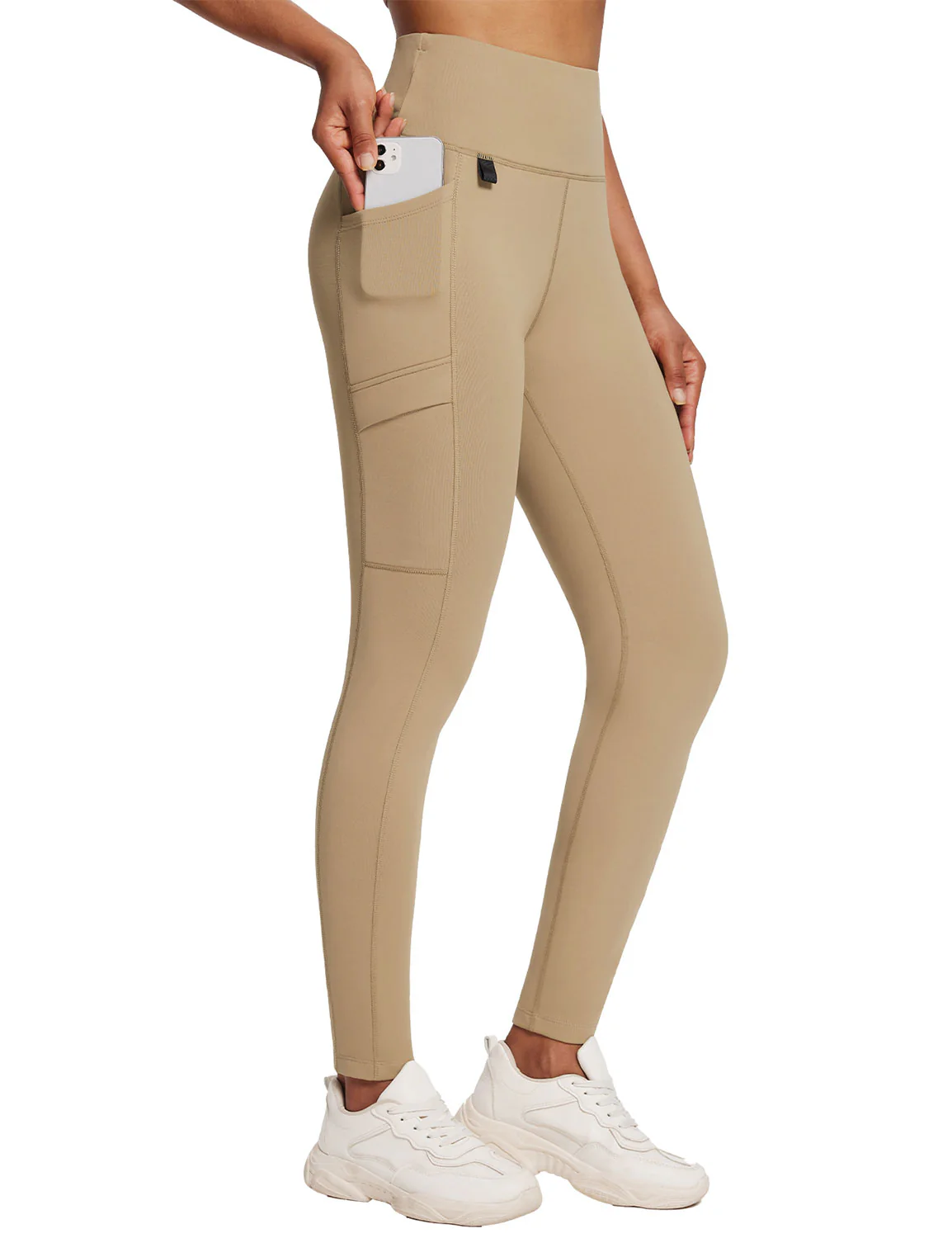 Laureate High-Rise Zipper Pockets Thermal Leggings - Image 13