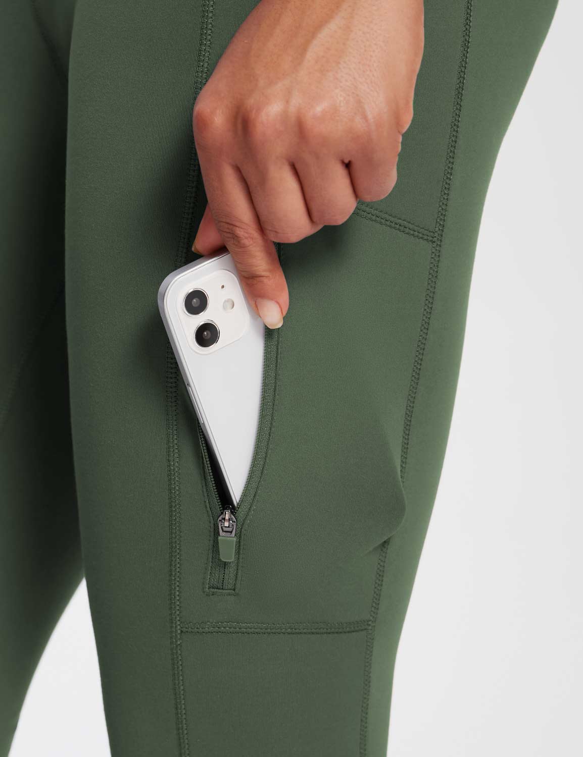 Laureate High-Rise Zipper Pockets Thermal Leggings - Image 18