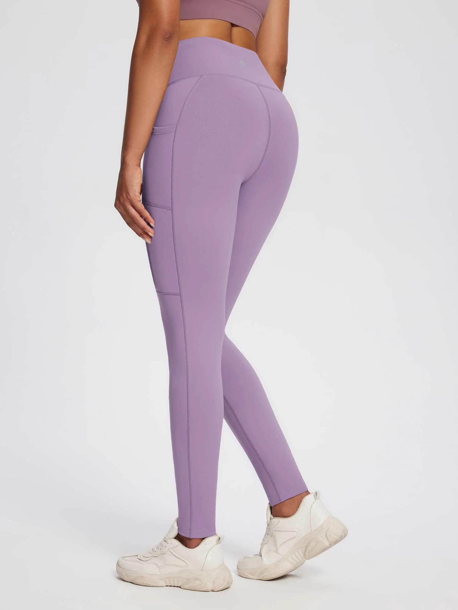 Laureate High-Rise Zipper Pockets Thermal Leggings - Image 27