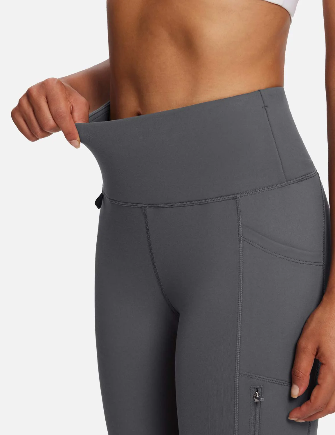 Laureate High-Rise Zipper Pockets Thermal Leggings - Image 30