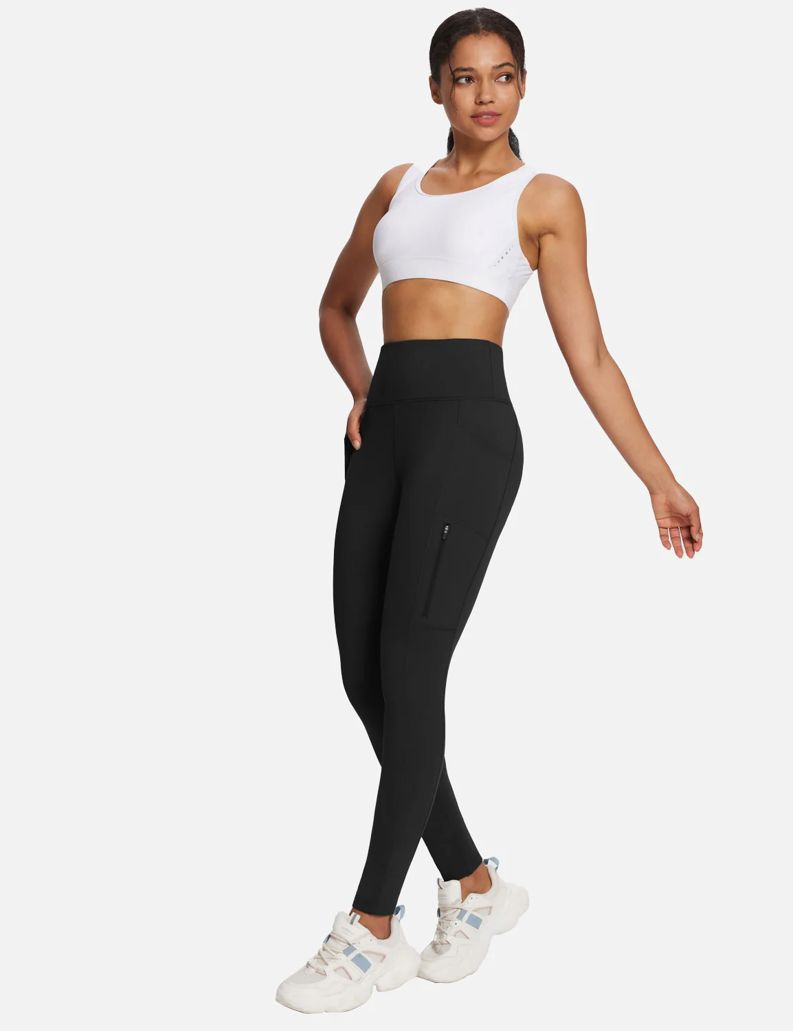 Laureate High-Rise Zipper Pockets Thermal Leggings - Image 43